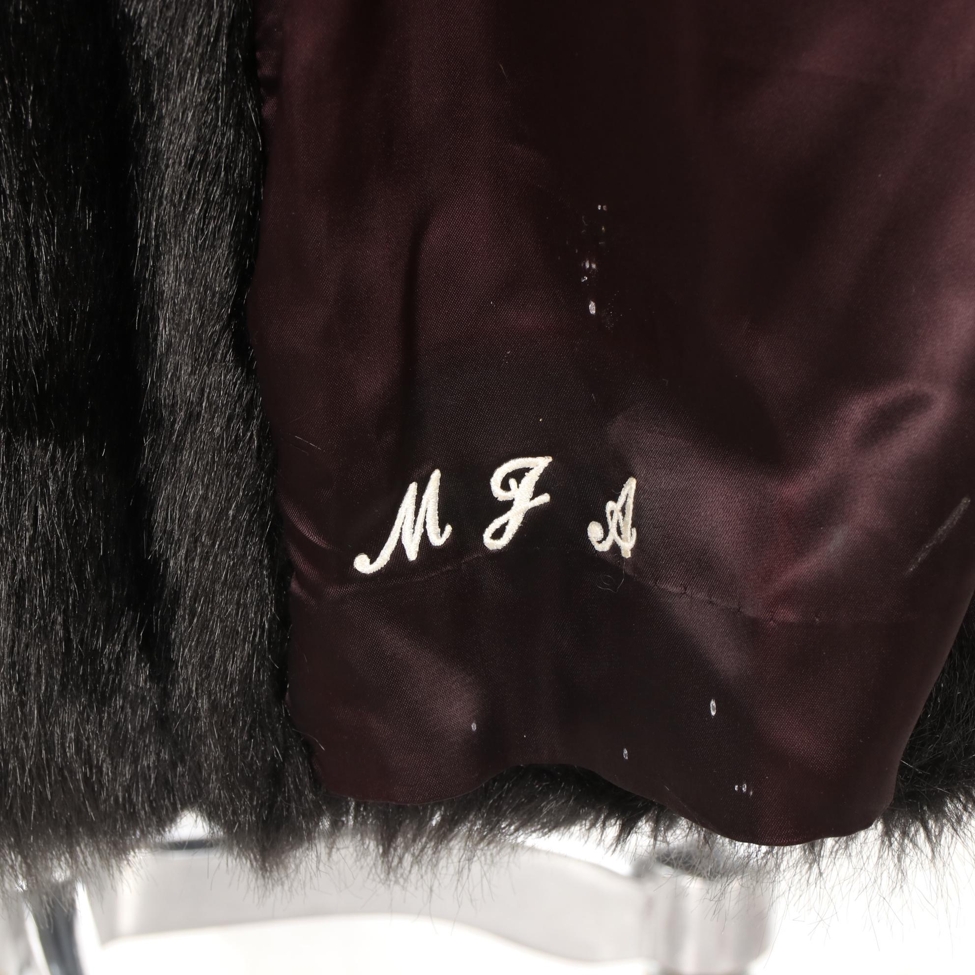 Donna Salyers Fabulous-Furs Hooded Full-Length Coat in Faux Fur