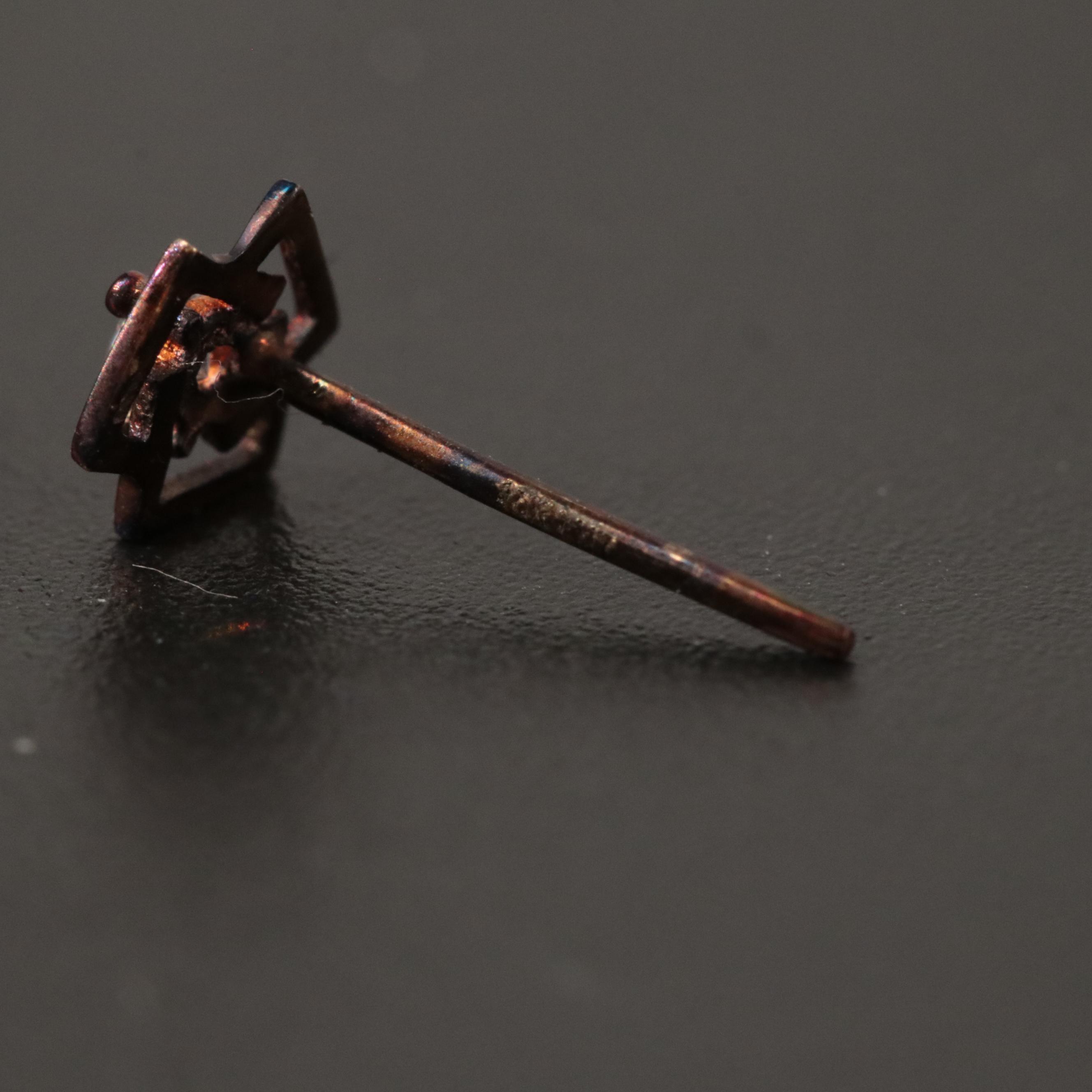 10K Cubic Zirconia Stud Earrings