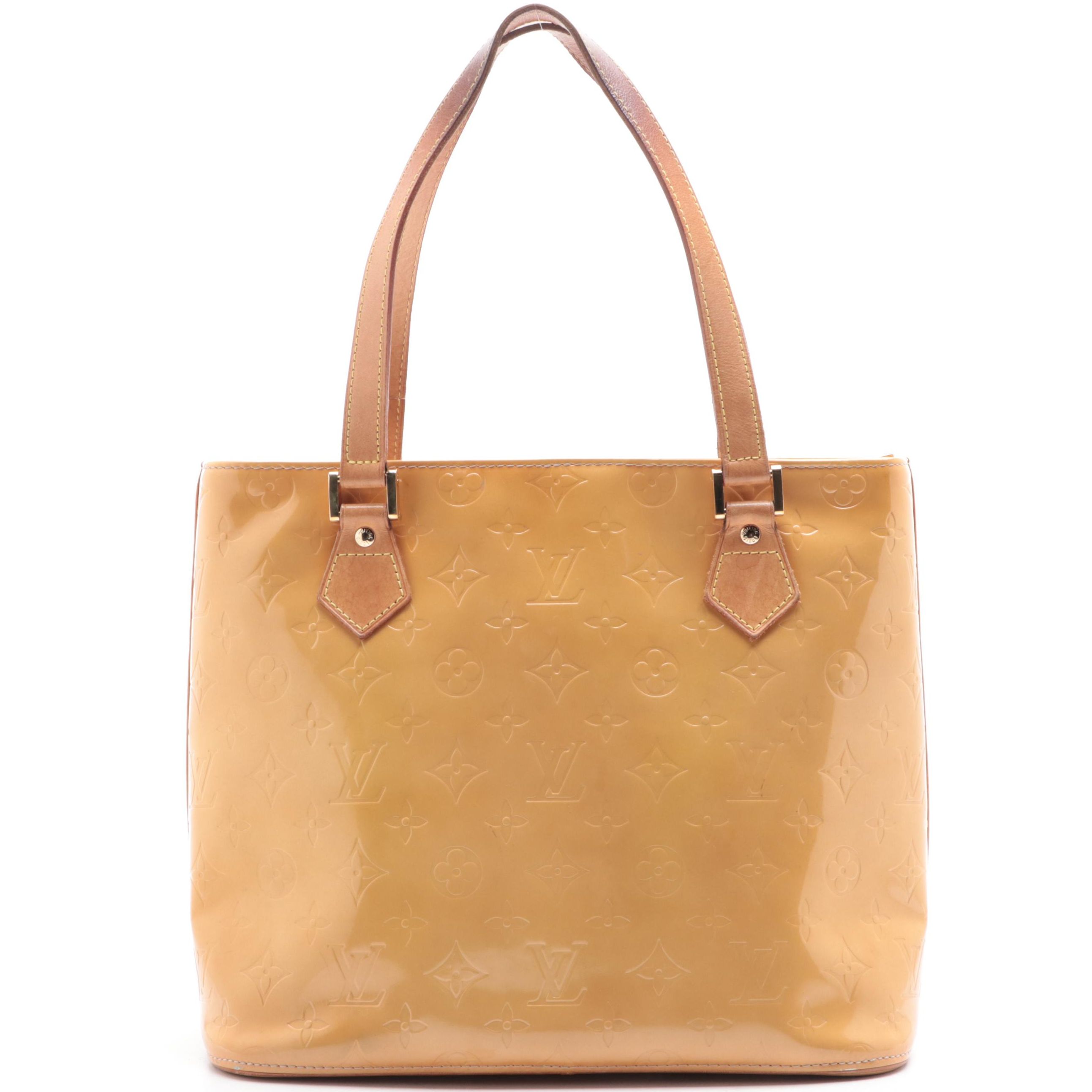 Louis Vuitton Houston Bag in Monogram Vernis with Vachetta Leather