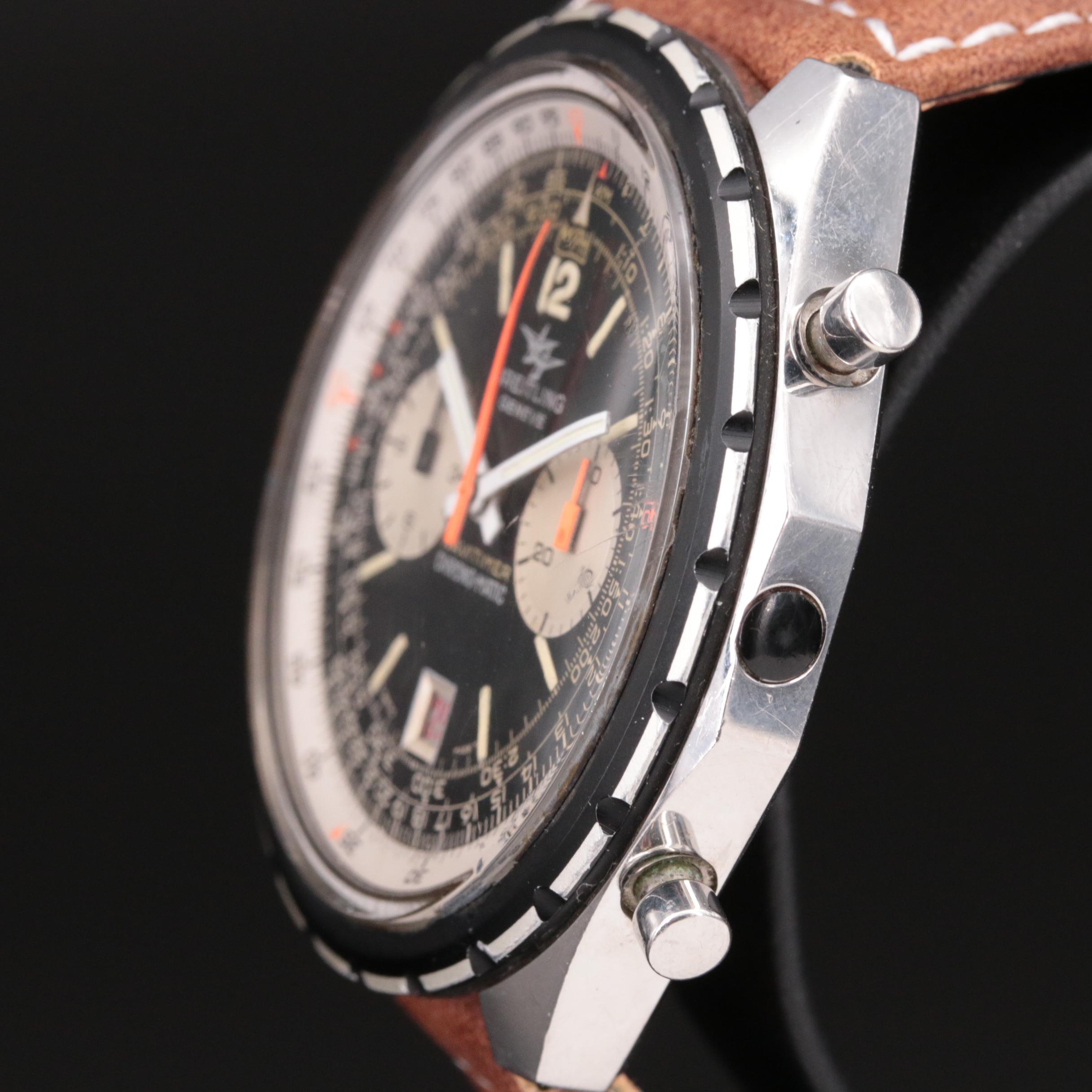 Breitling Navitimer Chrono-Matic Vintage Stainless Steel Watch