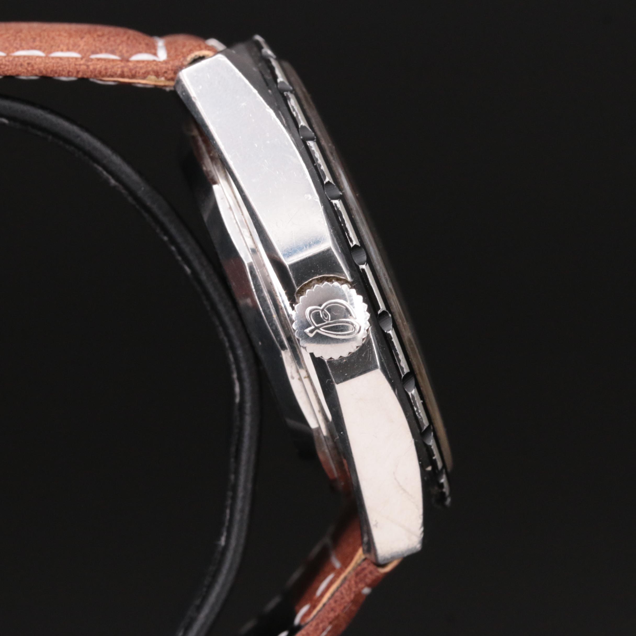 Breitling Navitimer Chrono-Matic Vintage Stainless Steel Watch