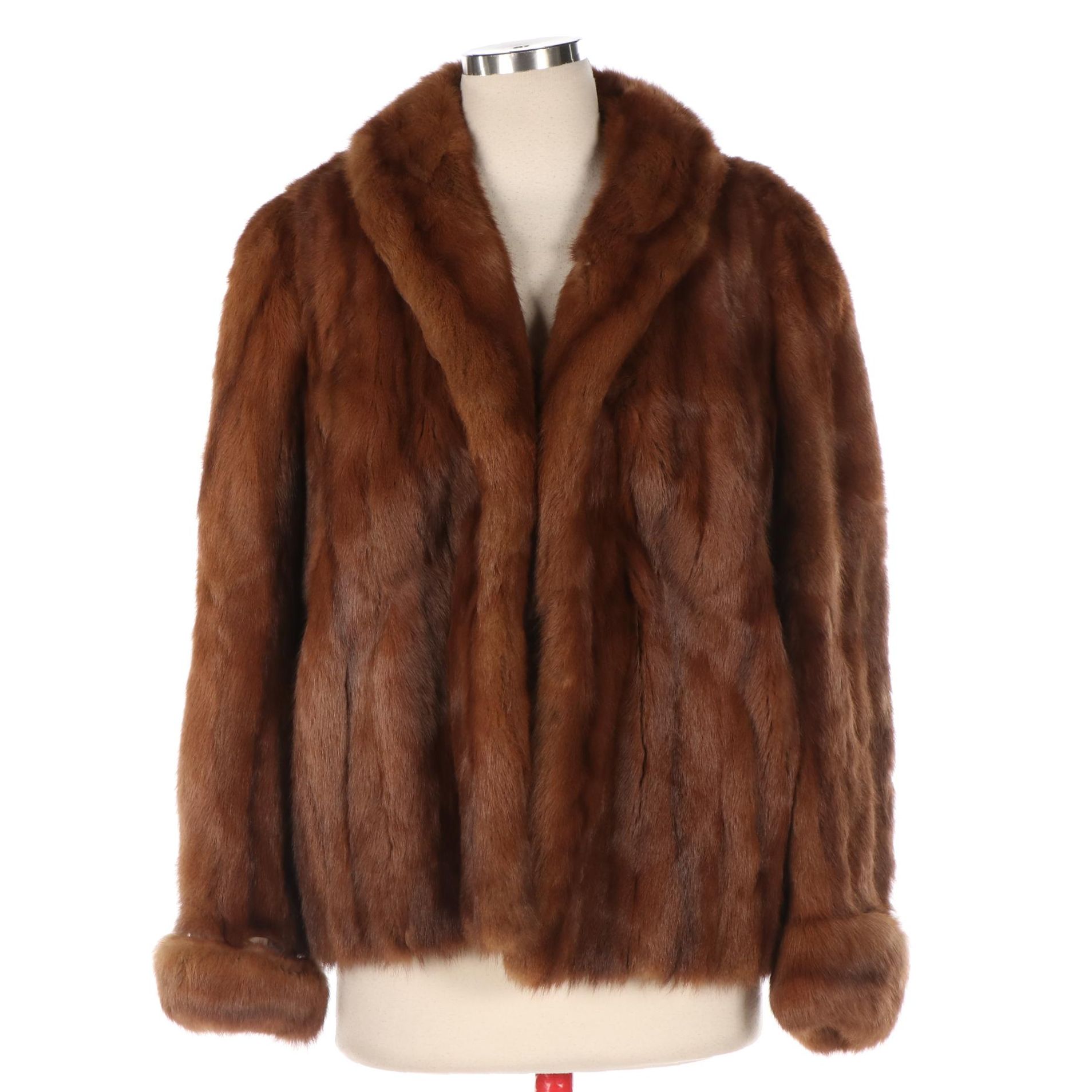 Red Squirrel Fur Jacket