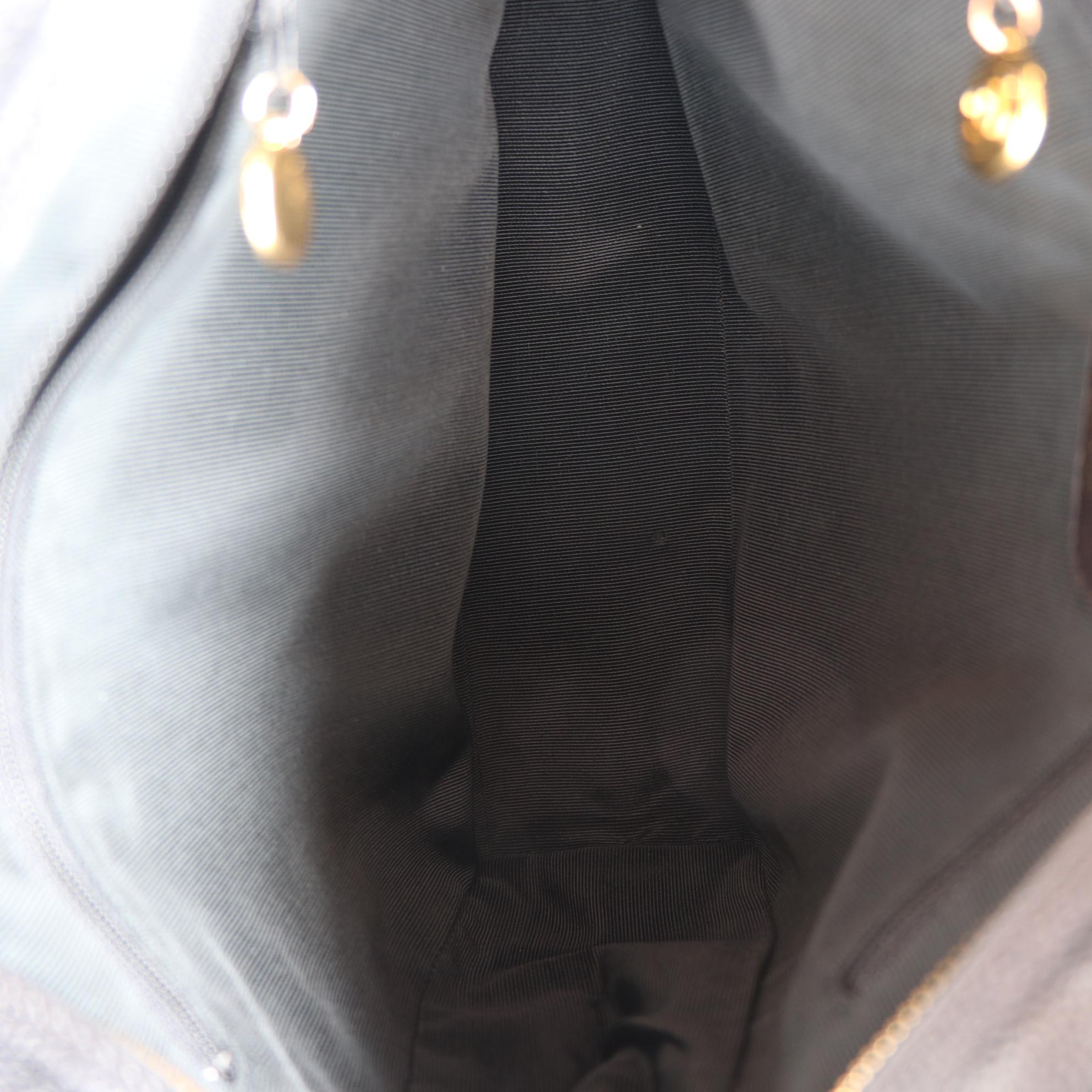 Chanel Triple CC Medium Shoulder Bag in Black Caviar Leather