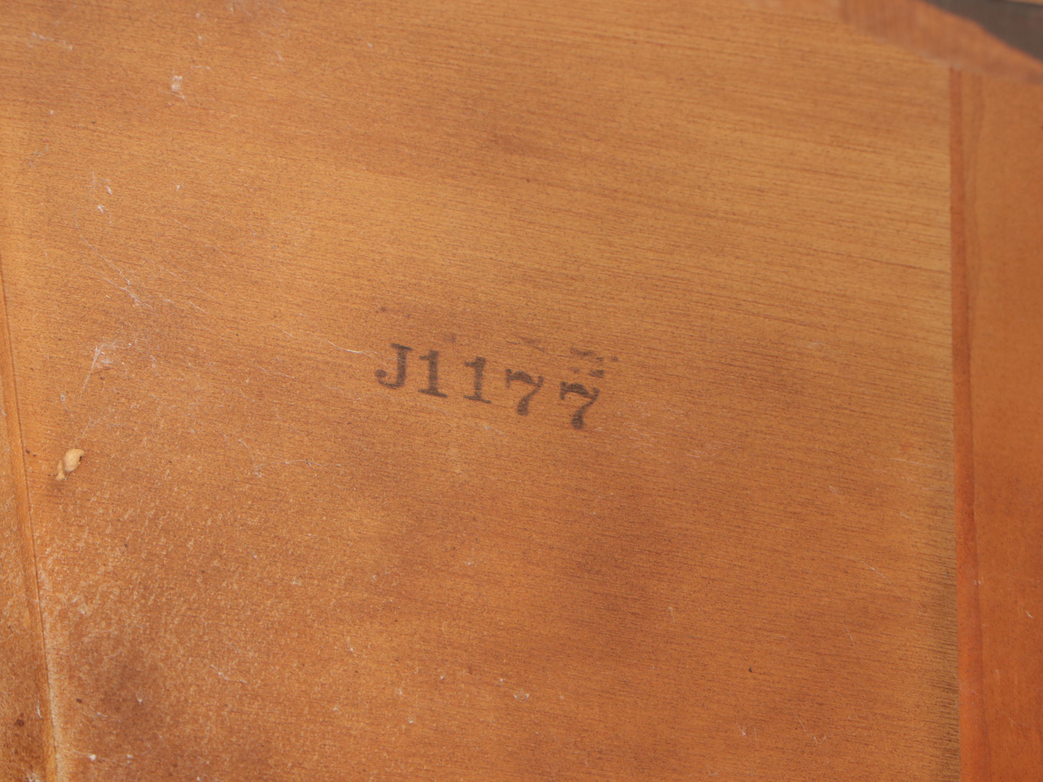 Queen Anne Style Cherrywood Lowboy, Late 20th Century