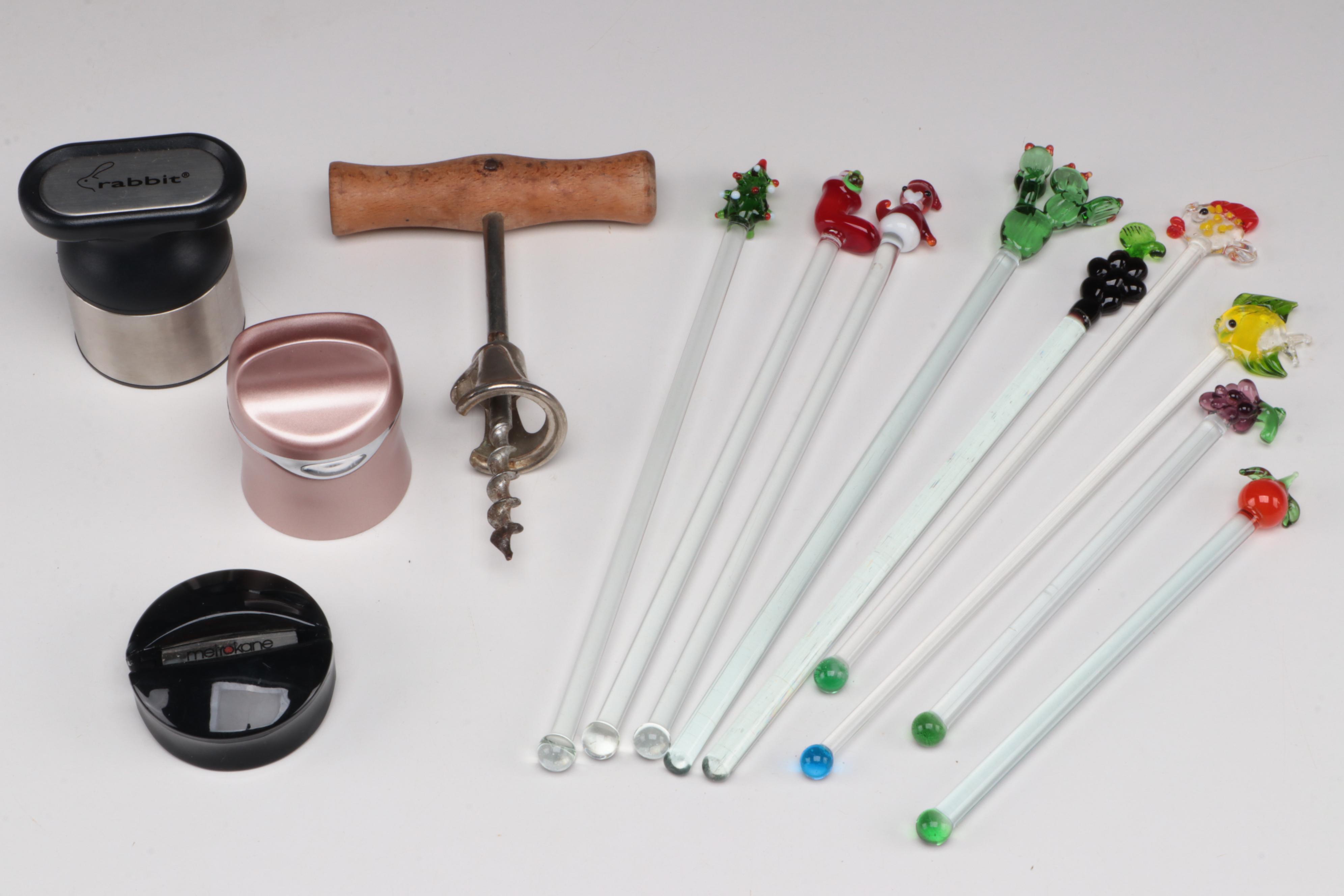 Wine Rack, Tumblers, Shakers, Shot Glasses and More Bar Tools and Accessories