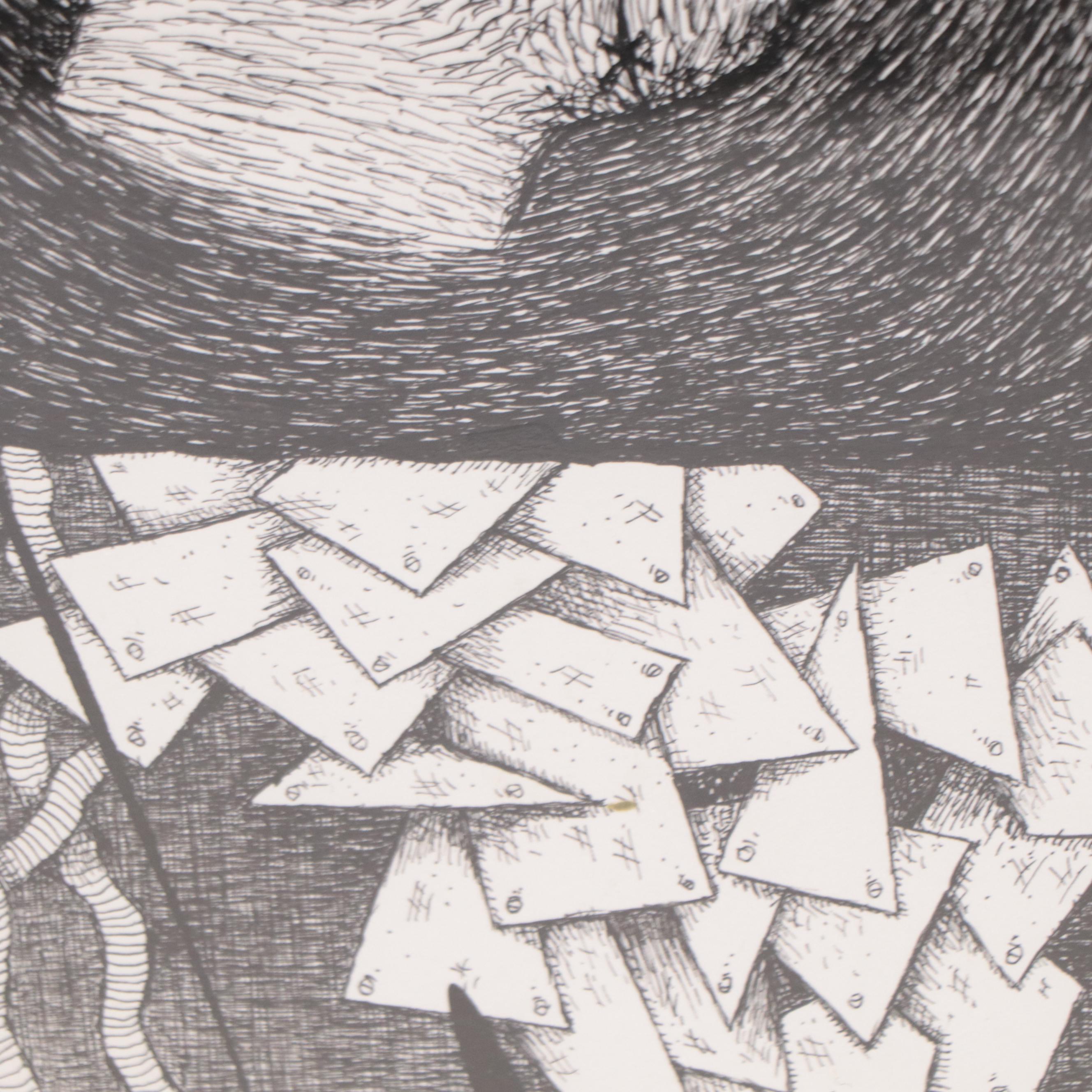 Surreal Pen and Ink Drawing, 21st Century