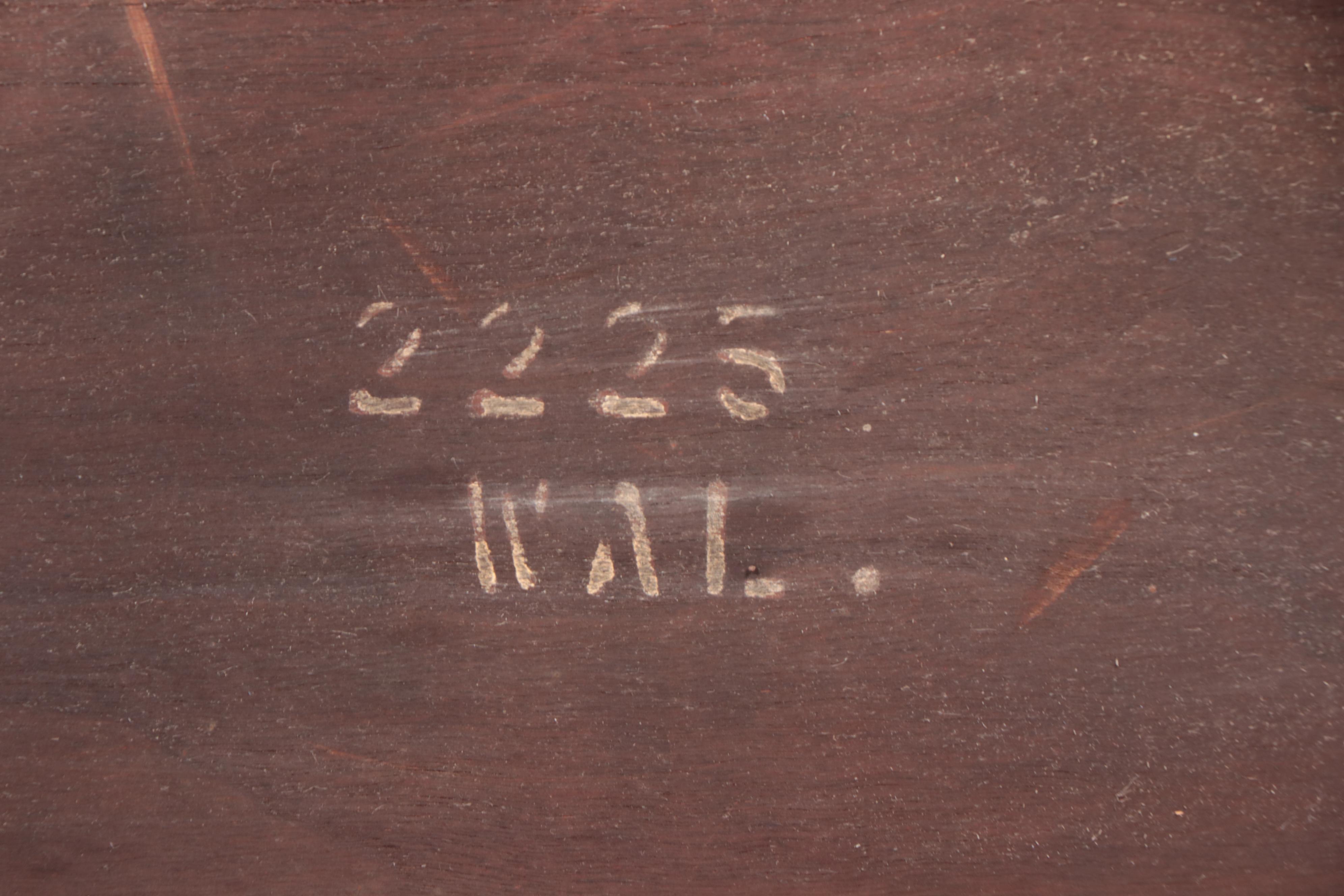 Neoclassical Style Walnut Side Table, circa 1930