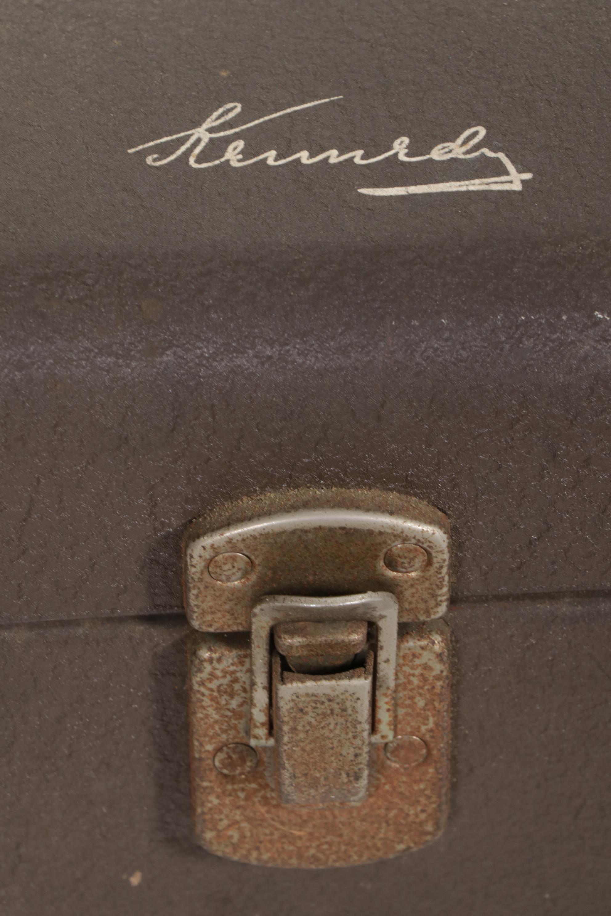 Machine Tool Kit in Lockbox Featuring Micrometers, Dial Indicators, and More