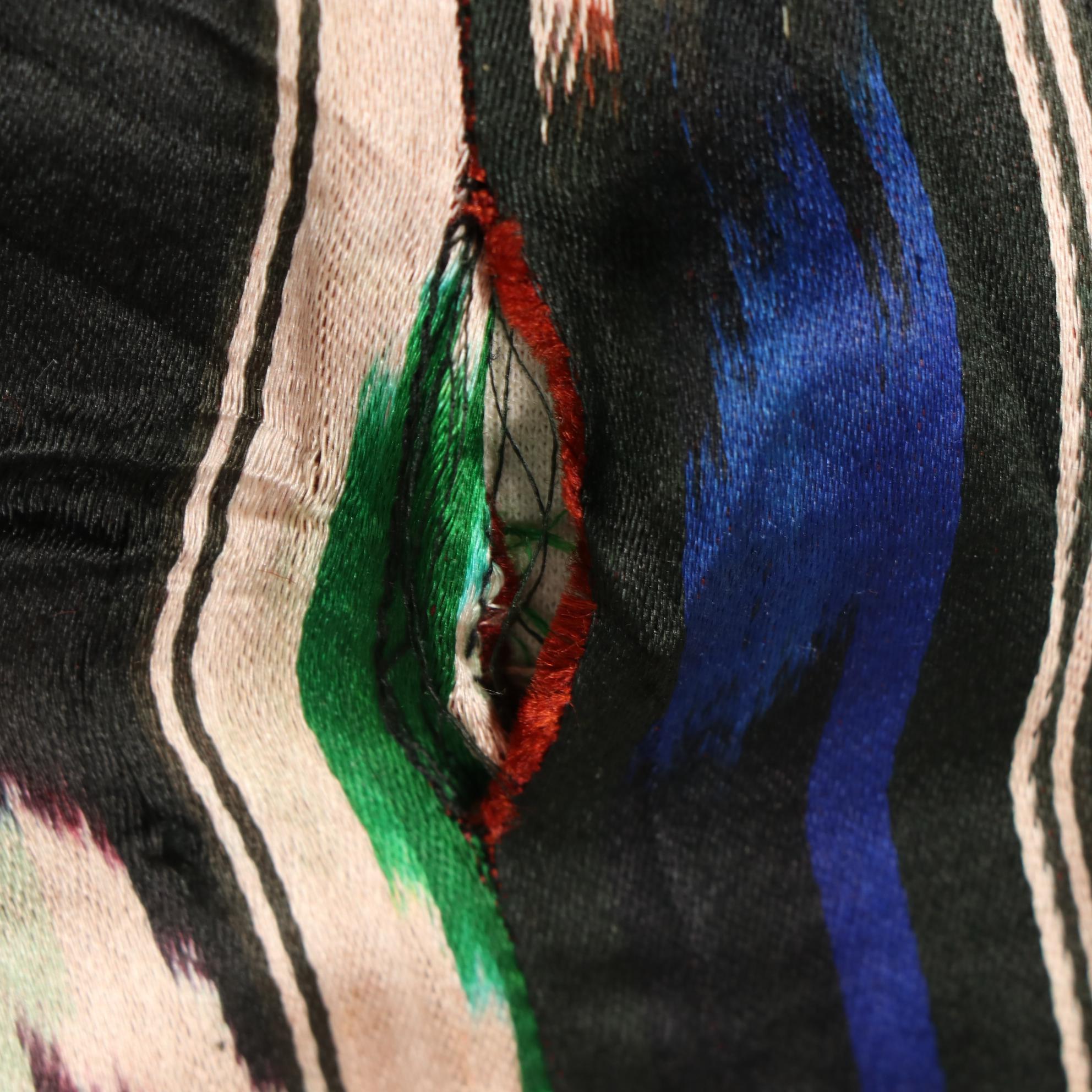 Silk Handmade Drawstring Waist Pants