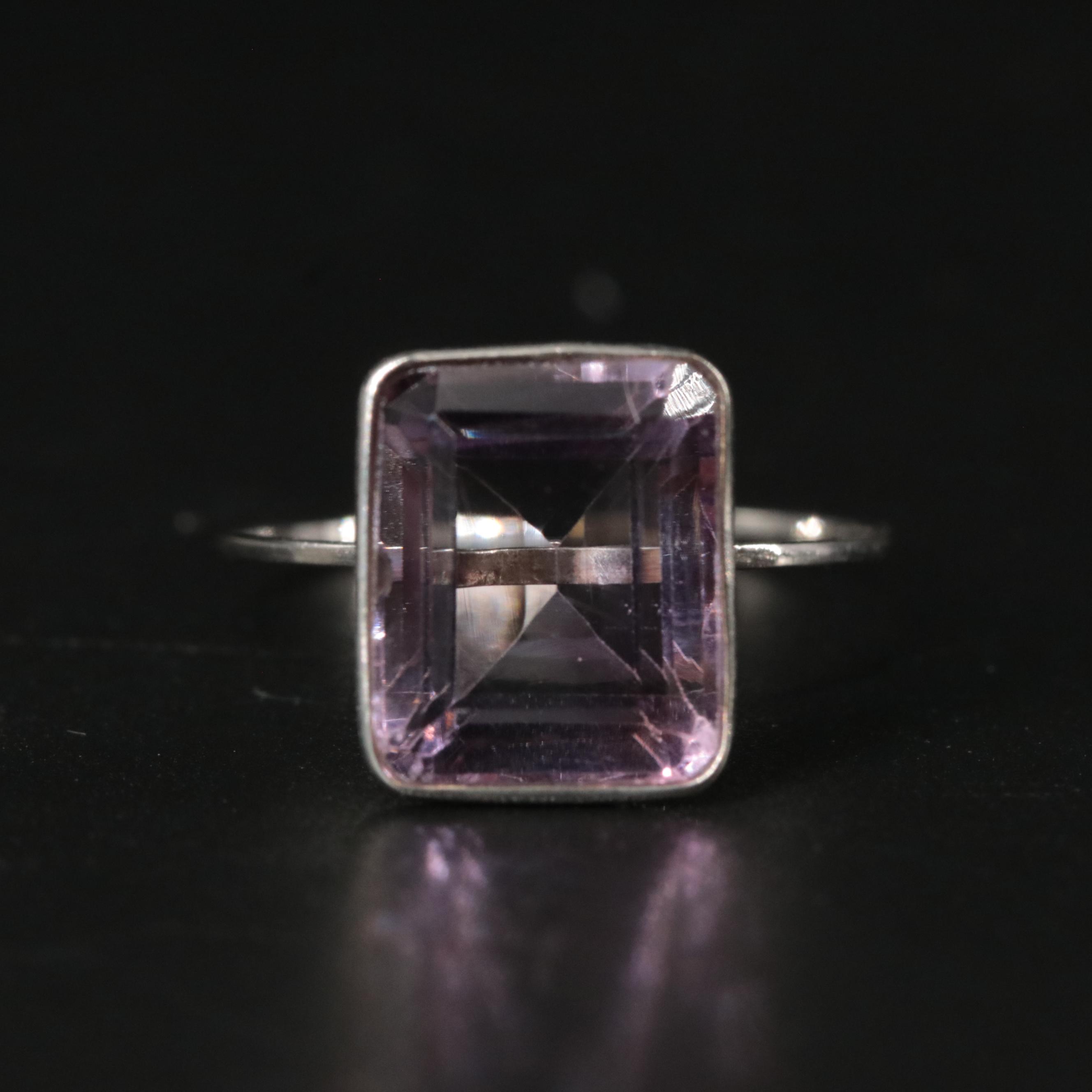 10K Amethyst Ring