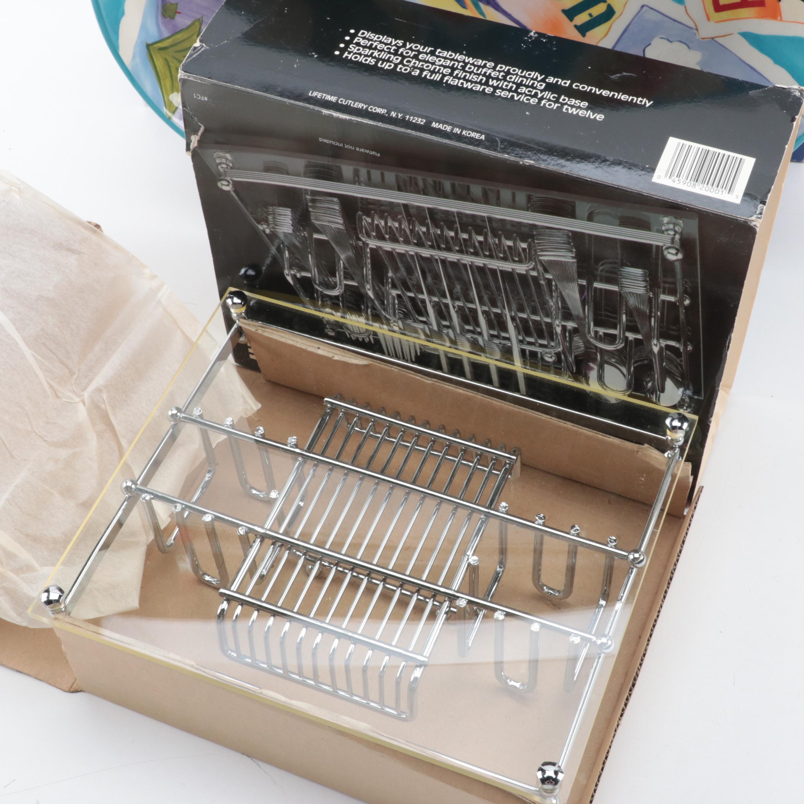 Black and Decker Blender, Travel Themed Trays, Plastic Flatware and More