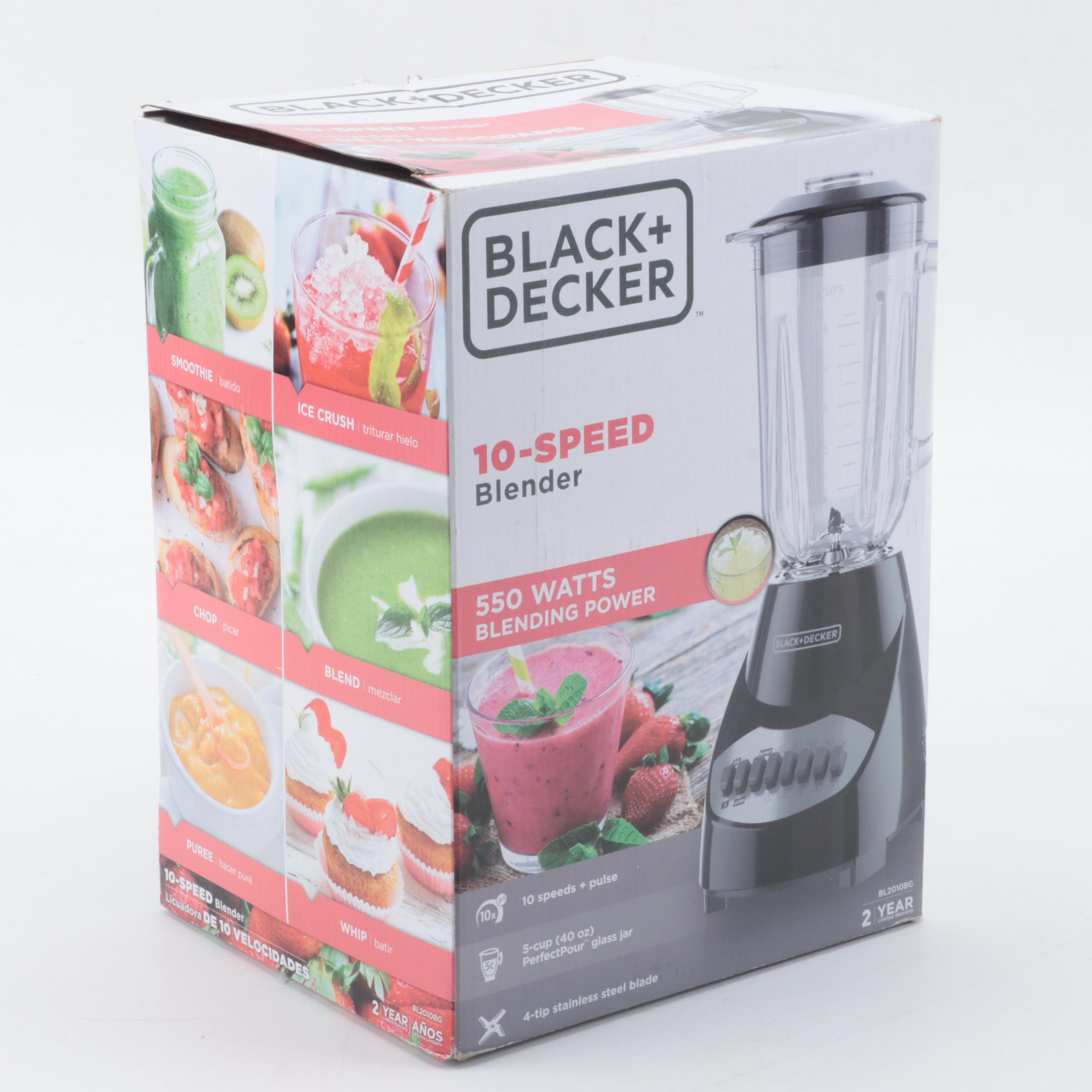 Black and Decker Blender, Travel Themed Trays, Plastic Flatware and More