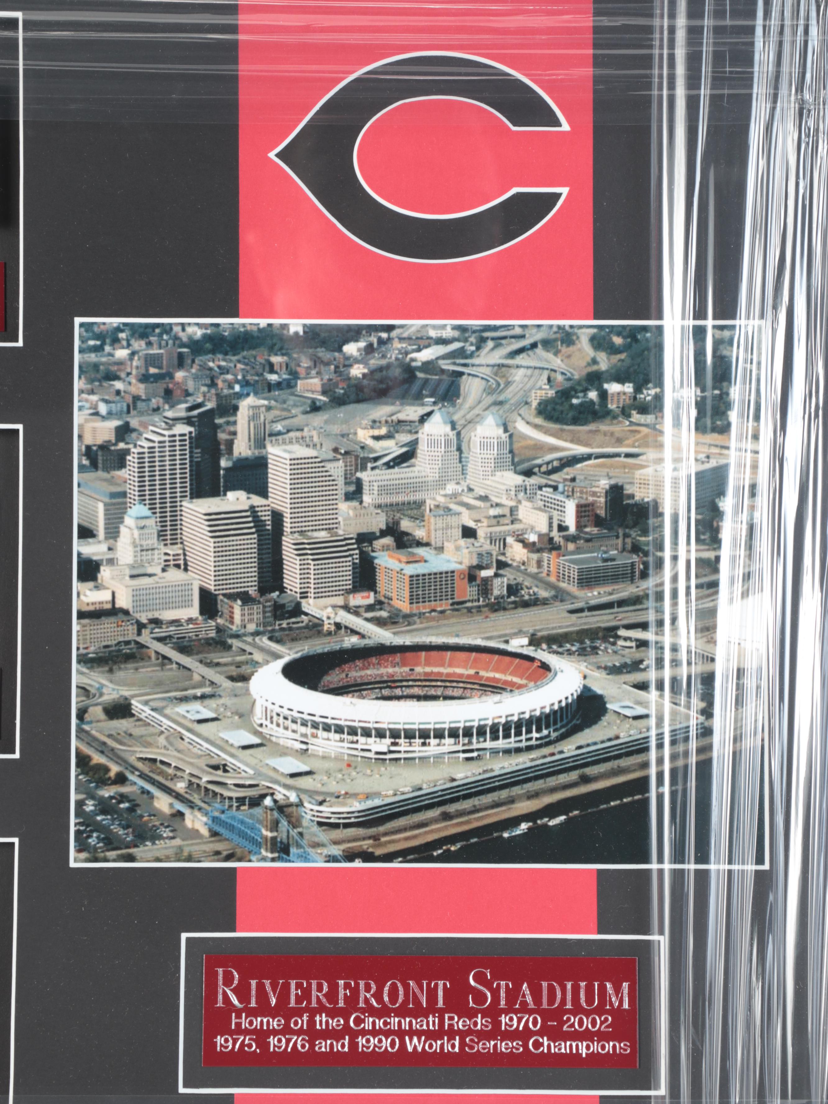 Cincinnati Reds Big Red Machine Framed Poster, Plaque With Authentic Turf, More