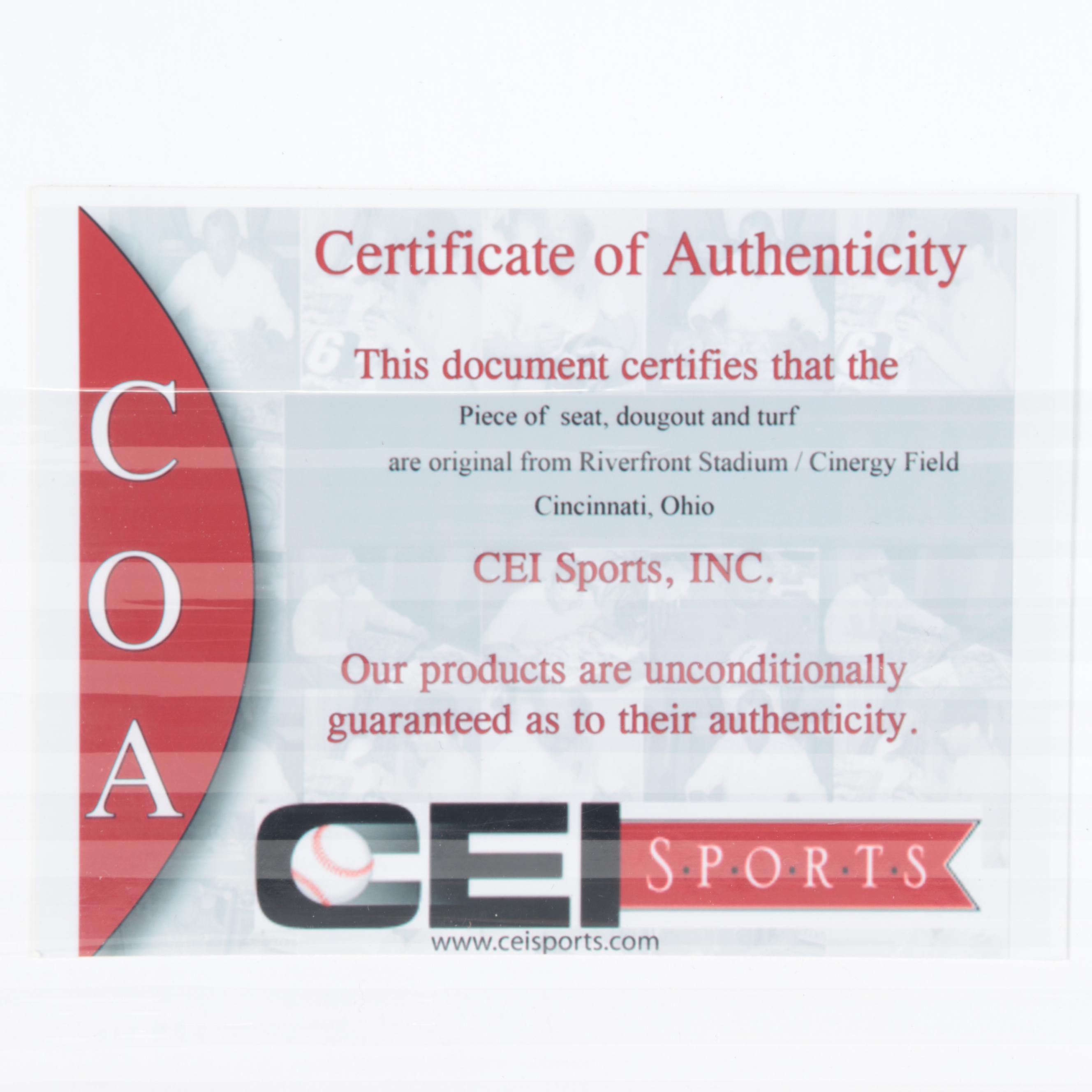 Cincinnati Reds Big Red Machine Framed Poster, Plaque With Authentic Turf, More