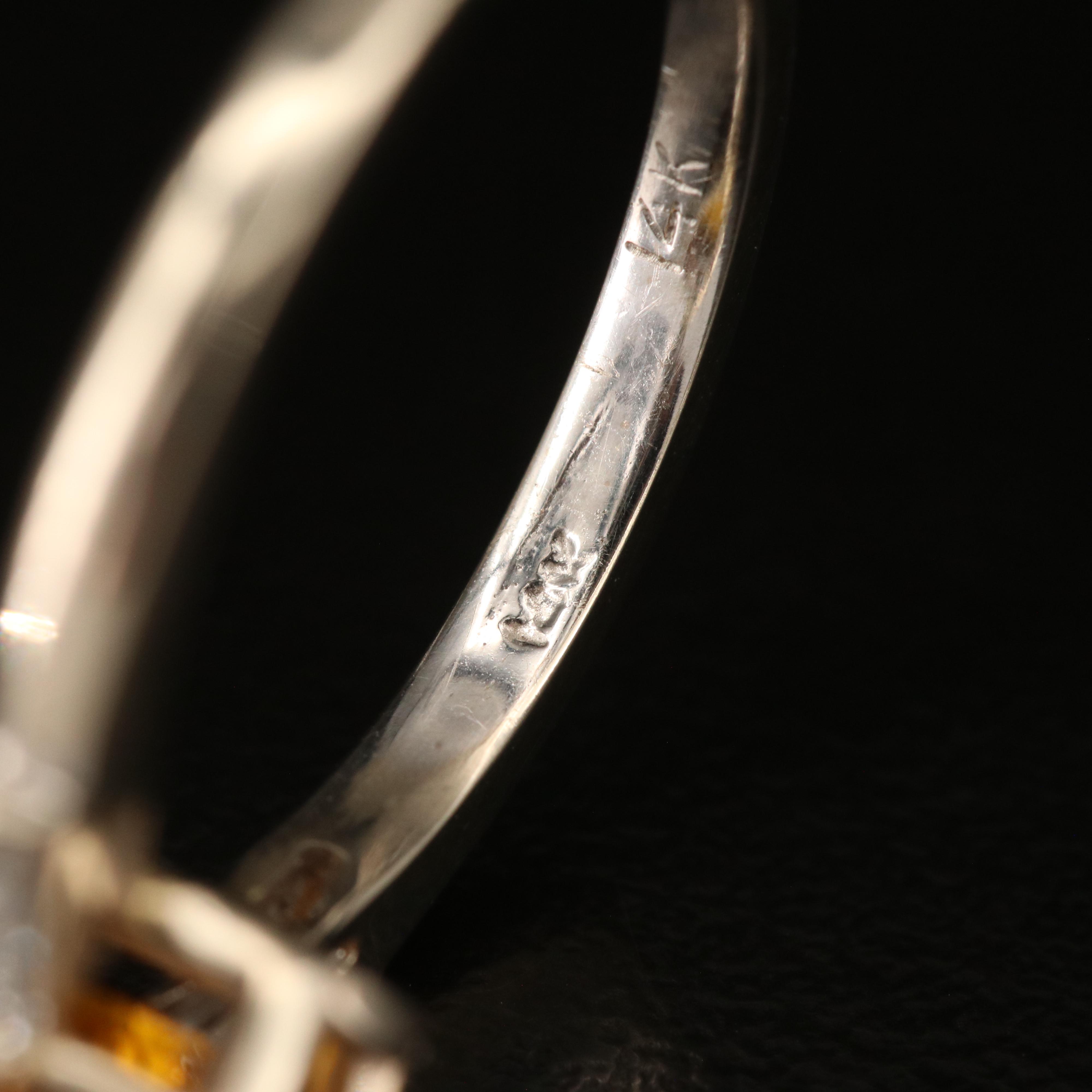 14K 4.10 CT Sapphire and Diamond Ring