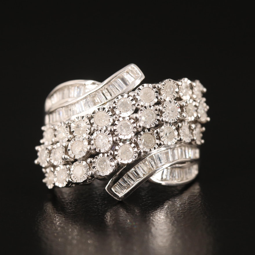 Sterling Diamond Ring