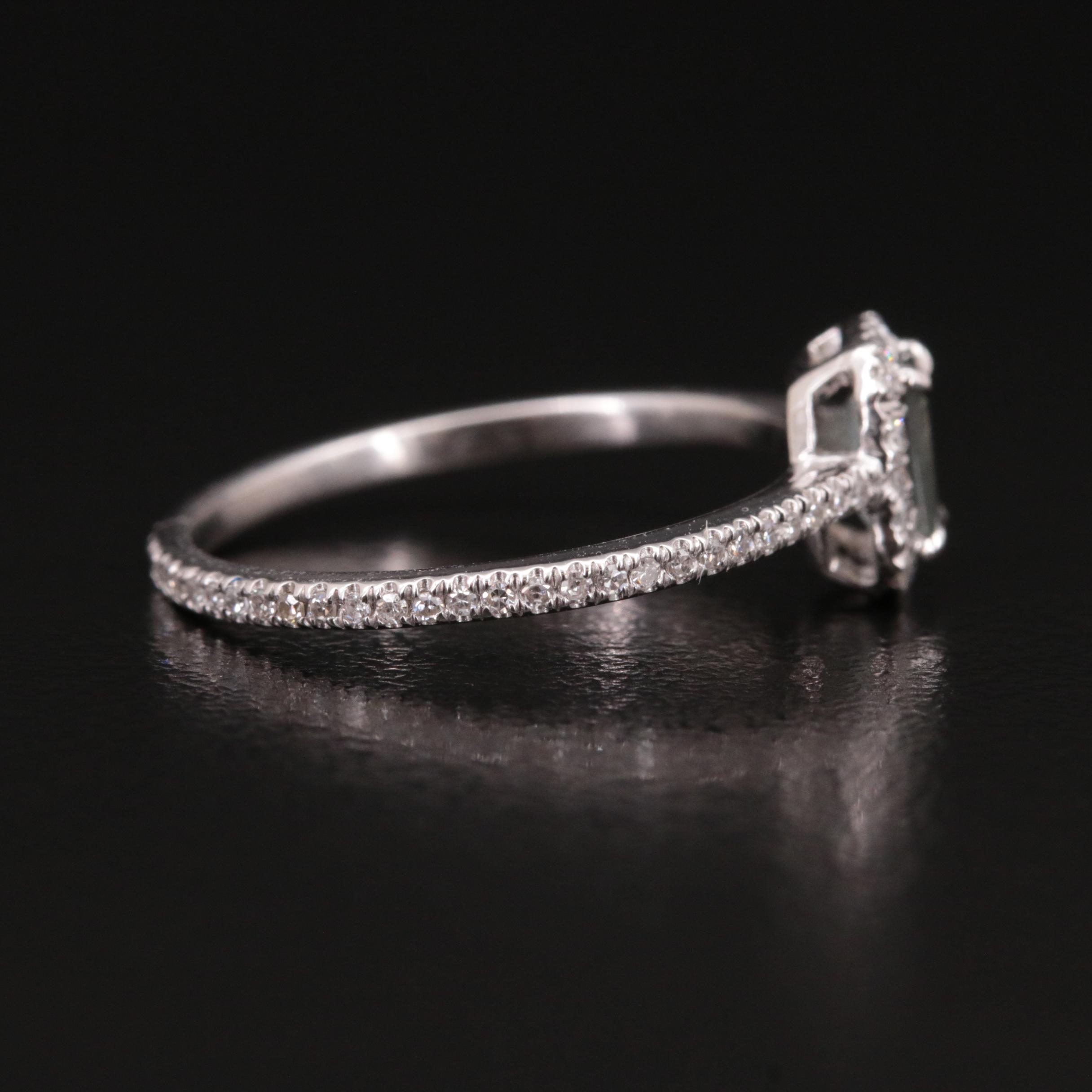 Platinum Alexandrite and Diamond Ring with GIA Report