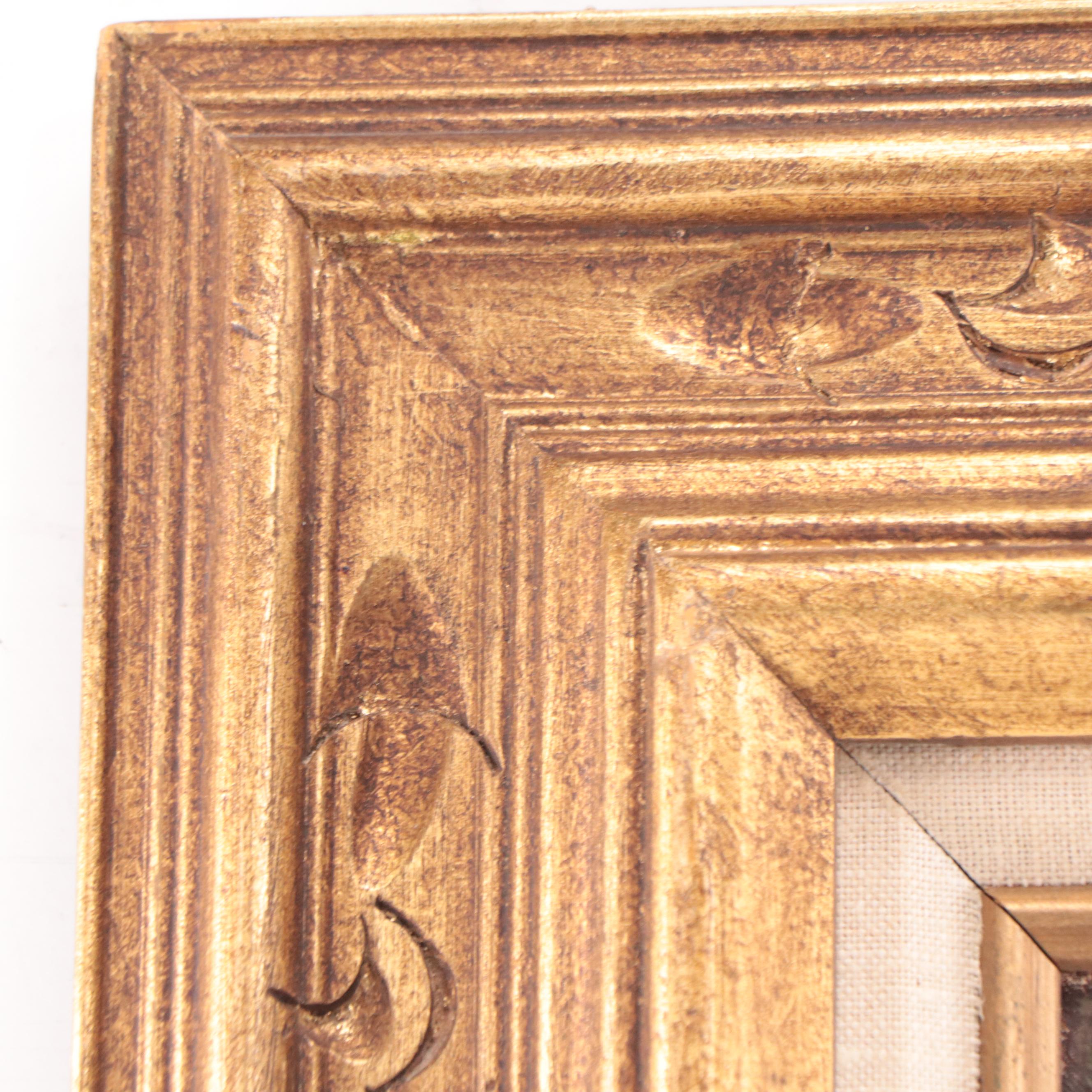 Georgean Forest Landscape Oil Painting, Late 20th Century