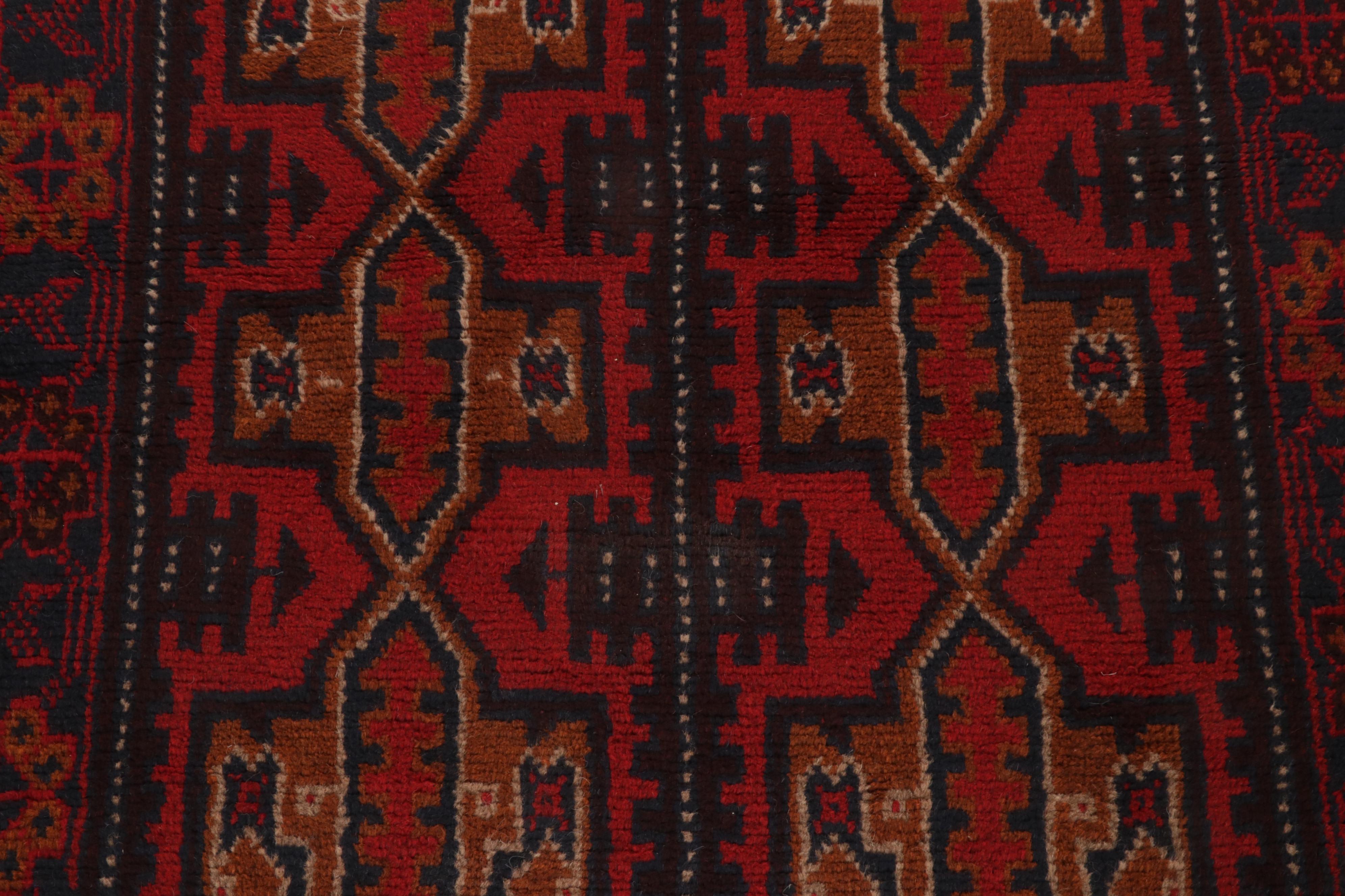 3'6 x 6'2 Hand-Knotted Afghn Taimani Area Rug