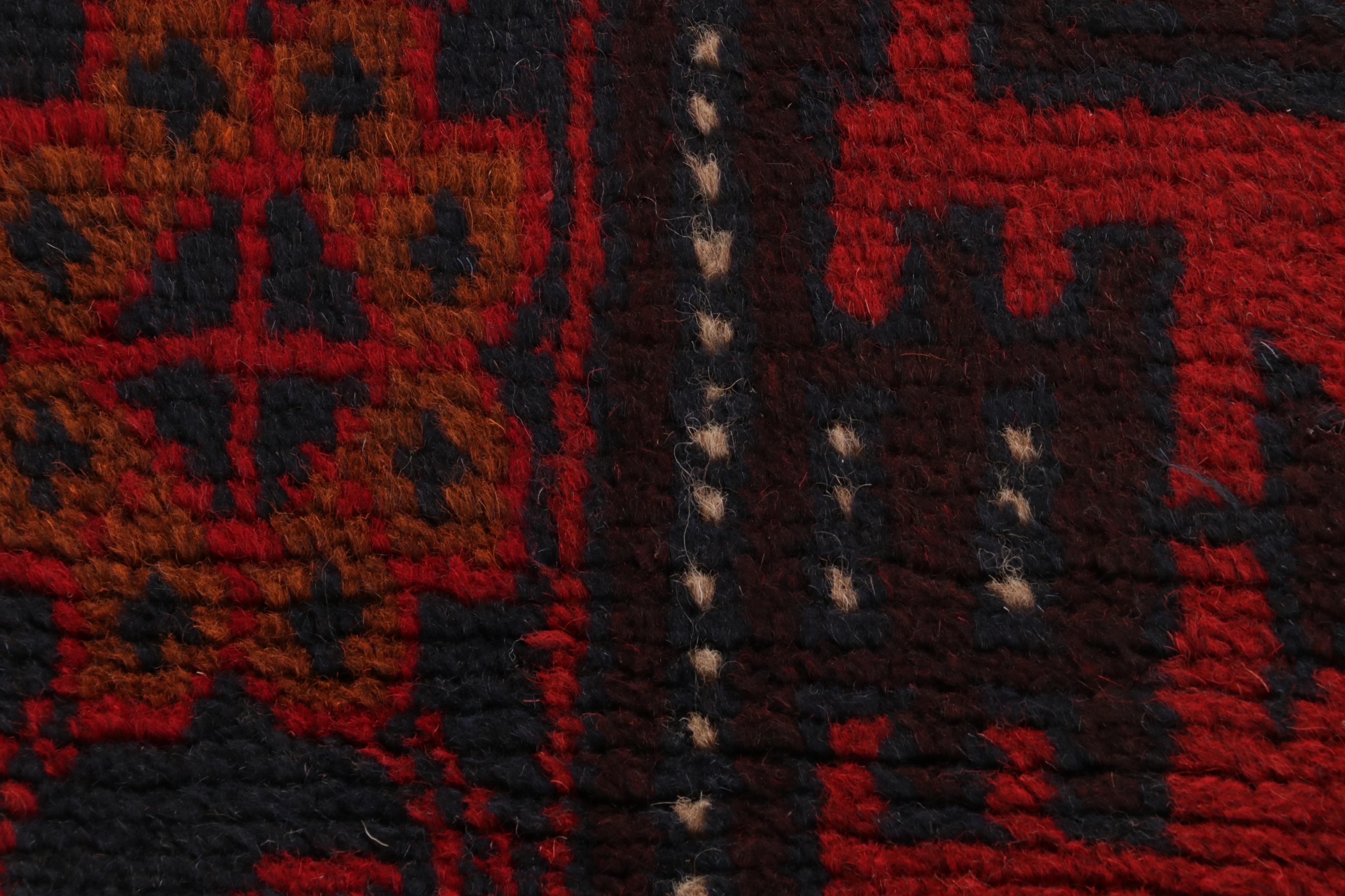 3'6 x 6'2 Hand-Knotted Afghn Taimani Area Rug