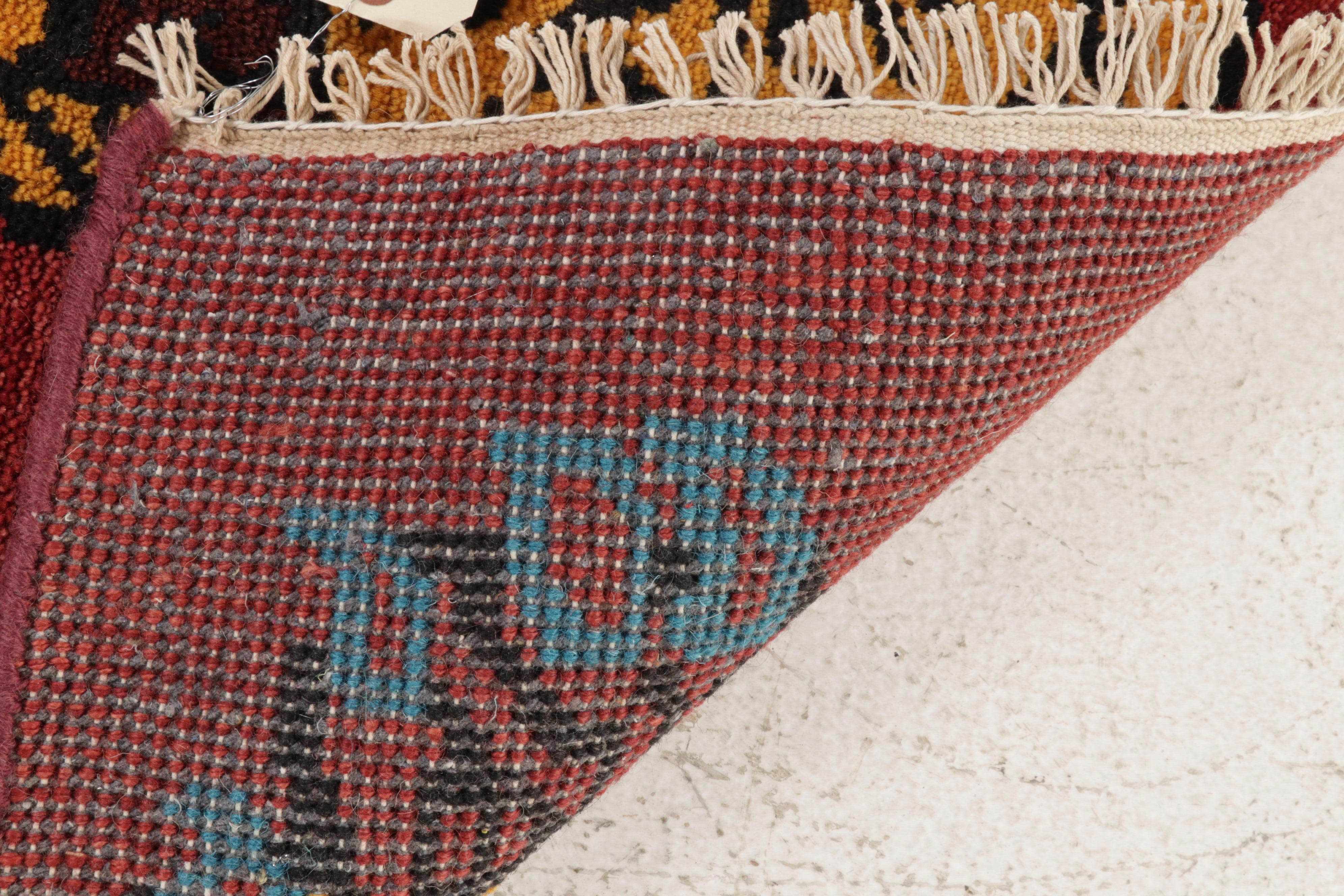 3'11 x 6' Hand-Knotted Tibetan Pictorial Tiger Area Rug