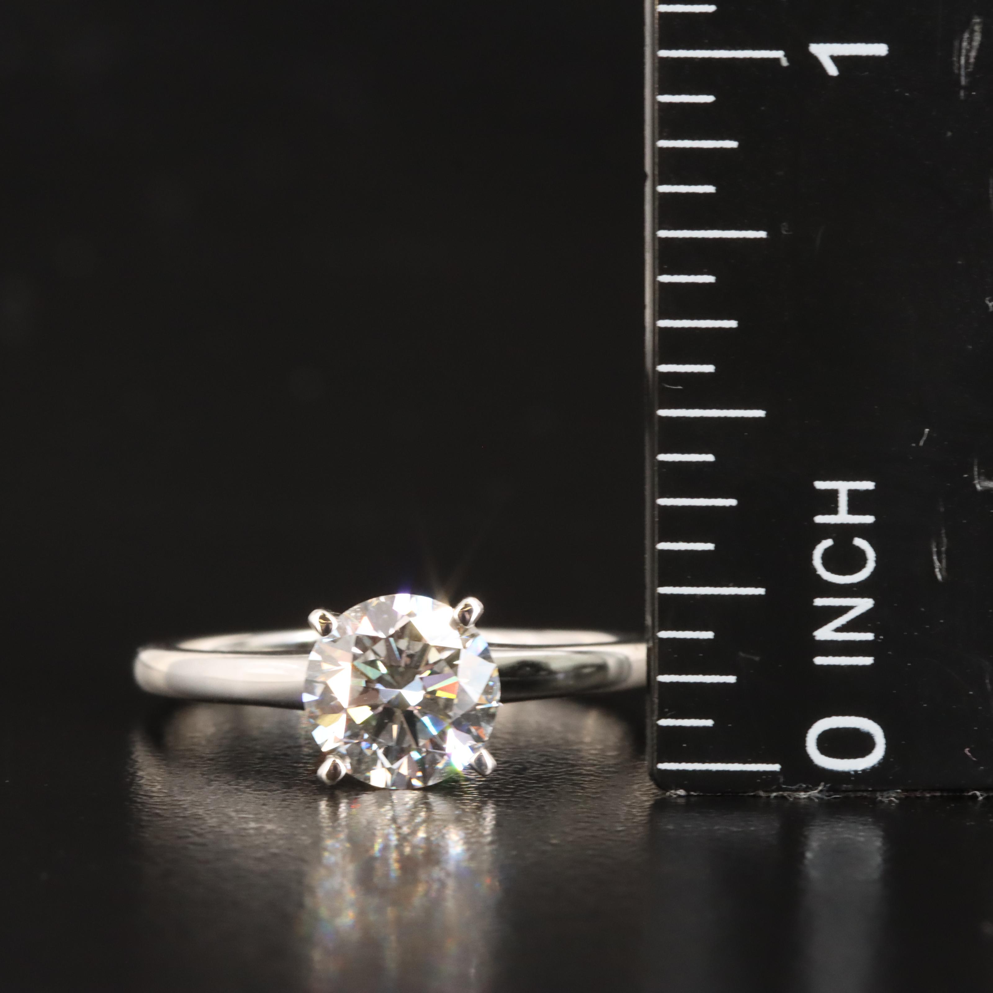 14K 1.22 CT Lab Grown Diamond Solitaire Ring