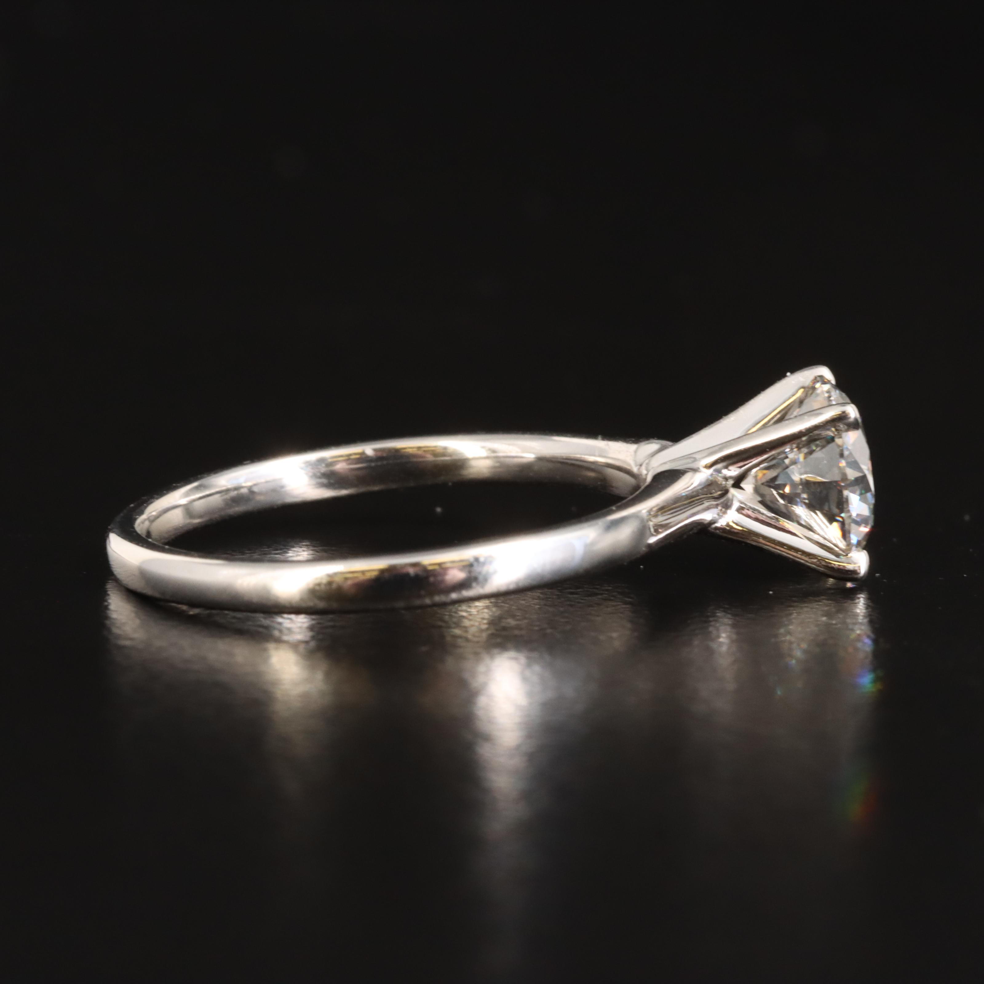 14K 1.22 CT Lab Grown Diamond Solitaire Ring