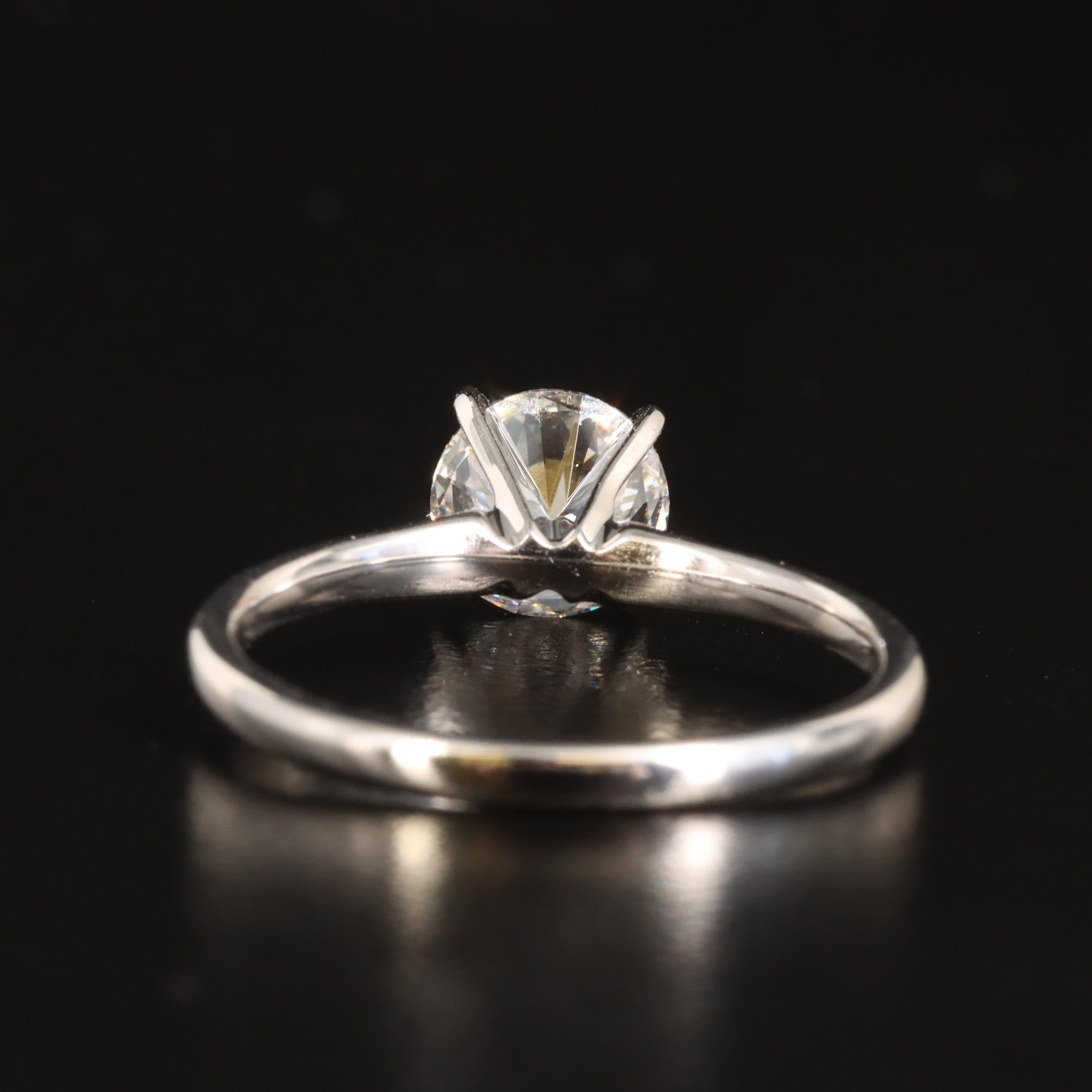 14K 1.22 CT Lab Grown Diamond Solitaire Ring
