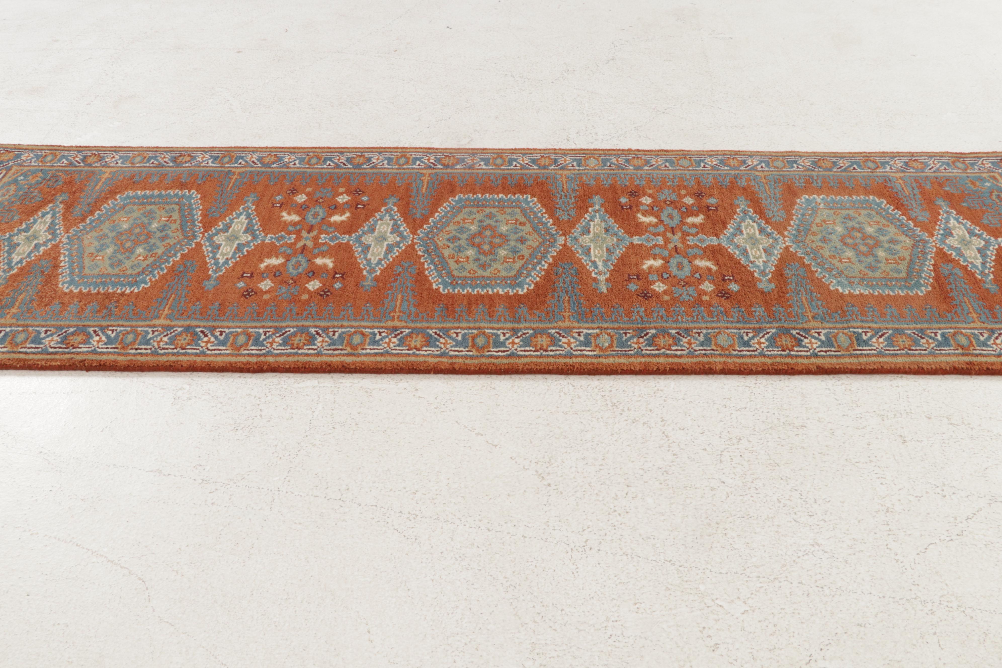 2'7 x 8'2 Hand-Knotted Persian Viss Carpet Runner