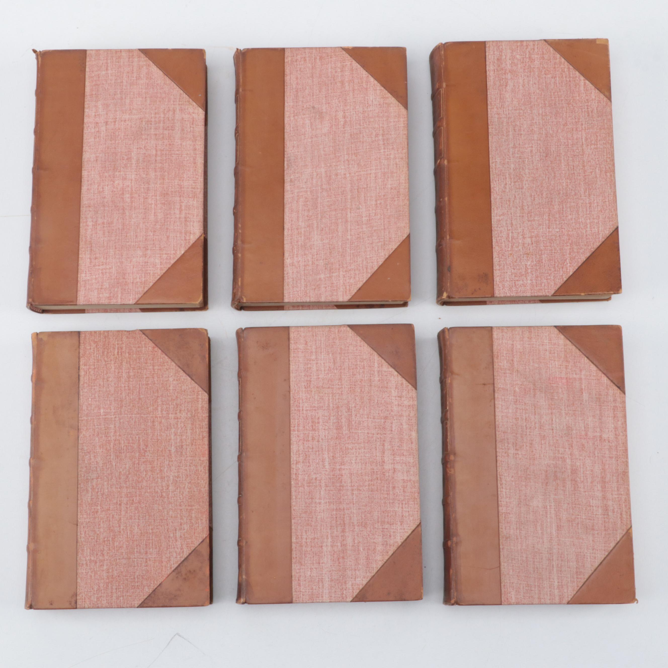 "The Life of Samuel Johnson" Six-Volume Set by James Boswell, 1892