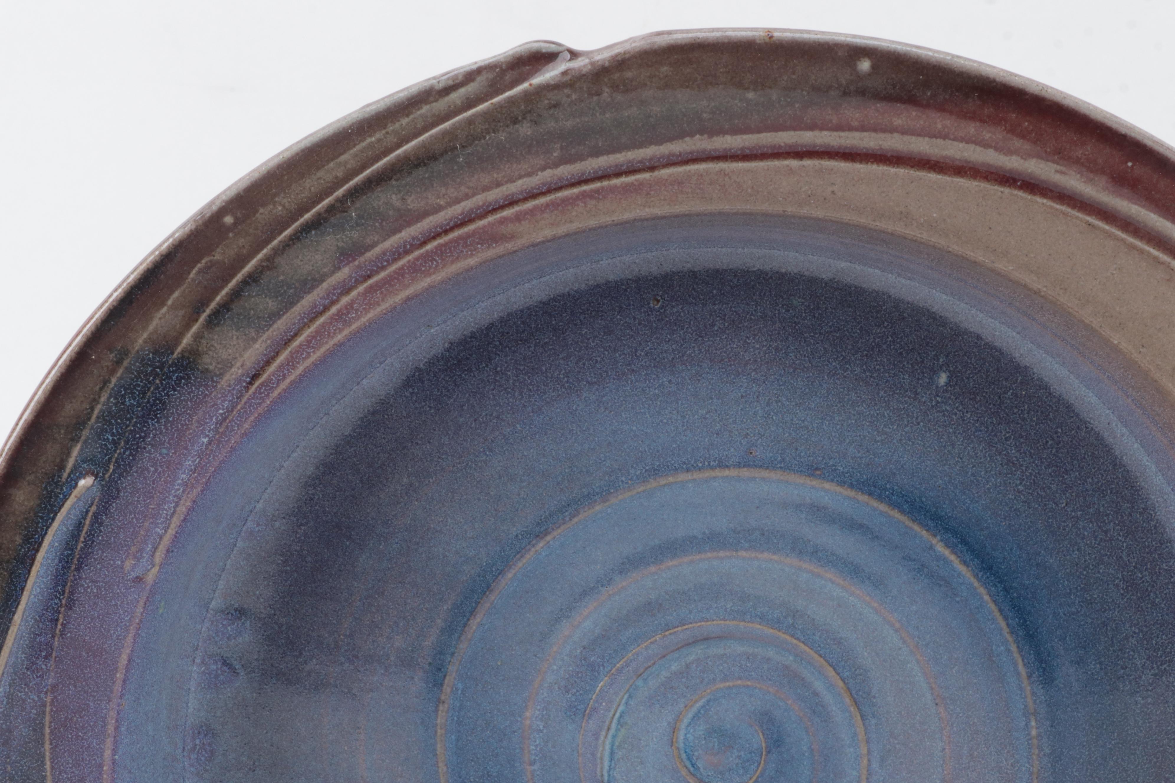 Bolick Pottery Pitcher and Other Art Pottery Charger