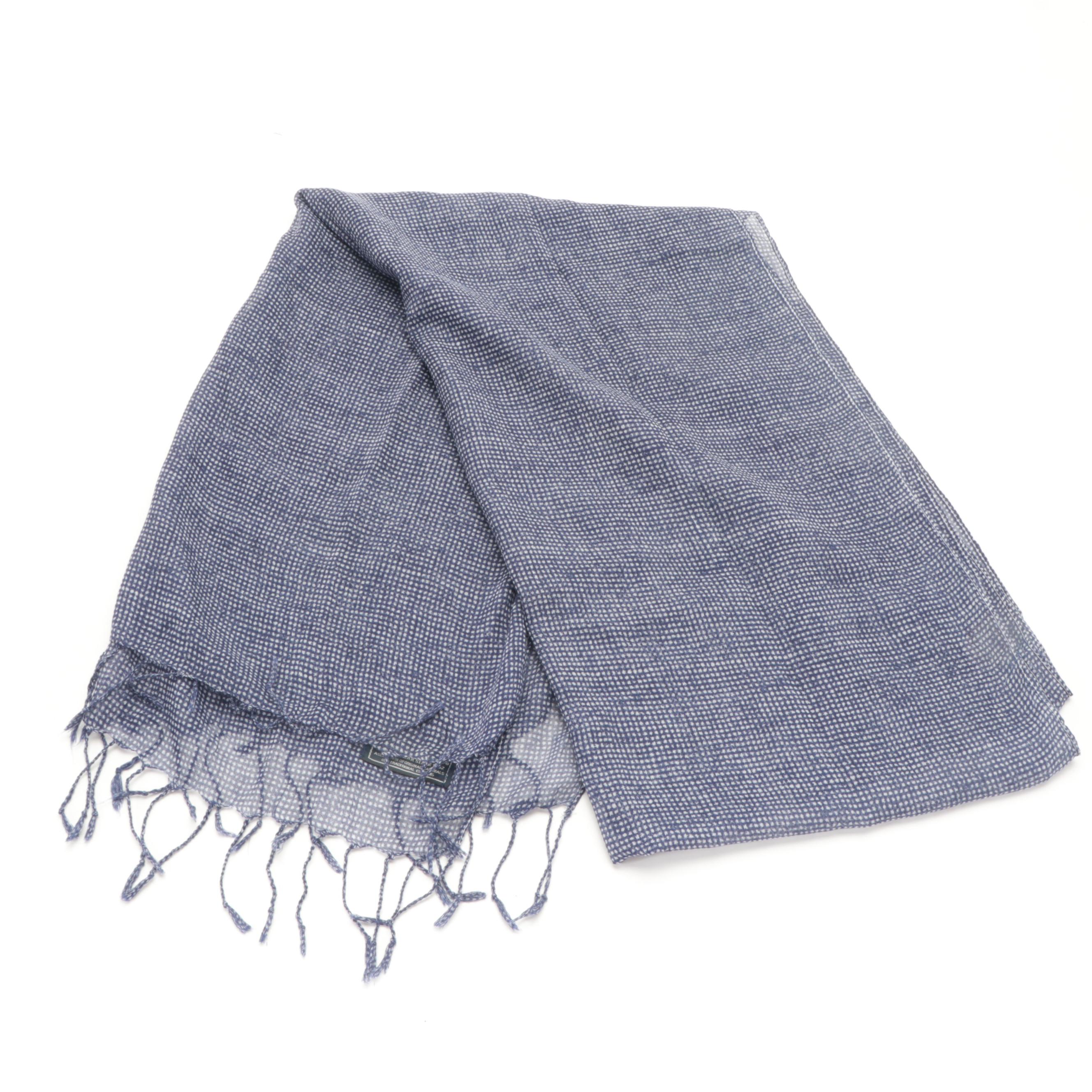 Green 3 Recycled Cotton Scarf with Conte of Florence and Other Scarves