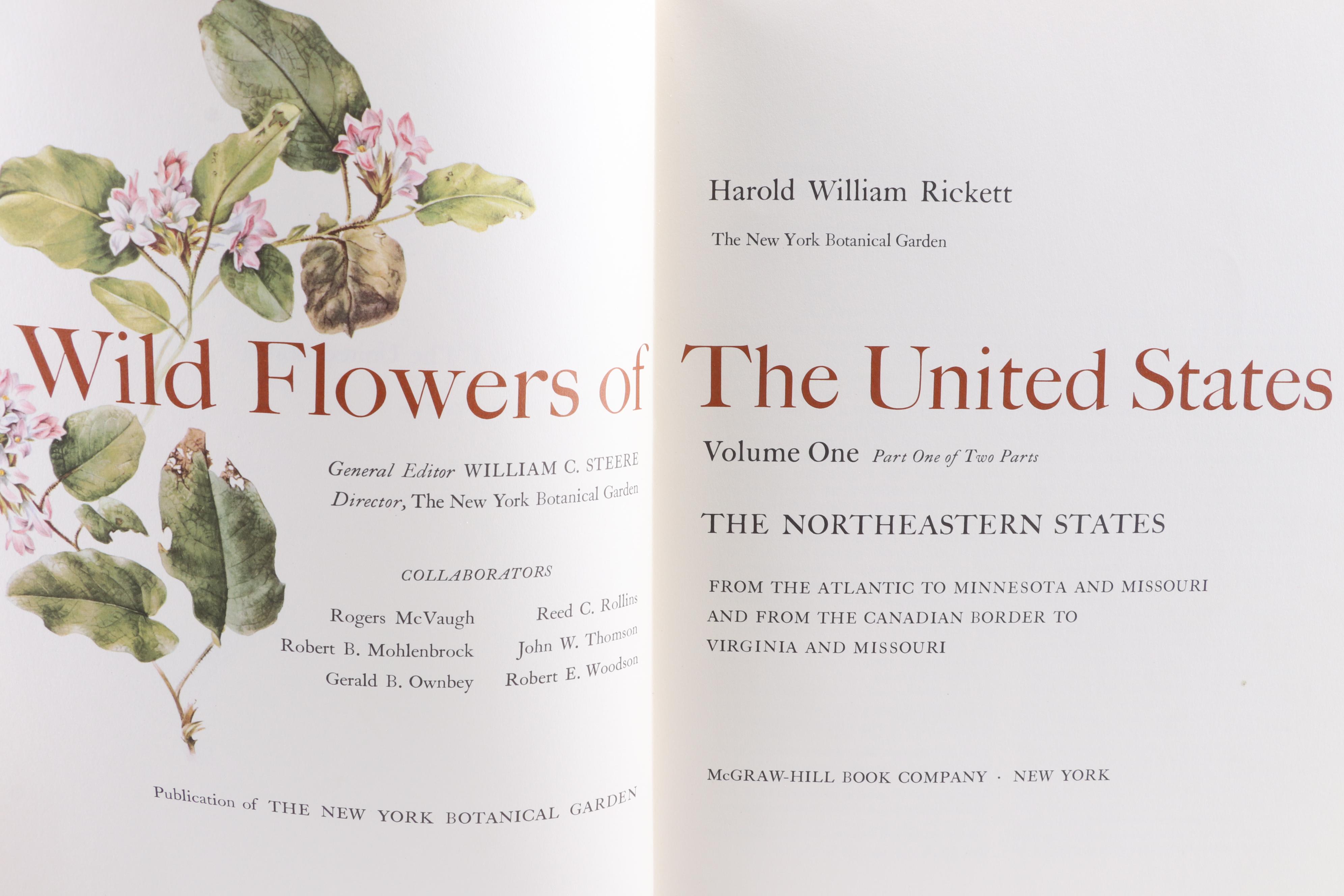 First Edition "Wild Flowers of the United States" Two-Volume Set, 1966