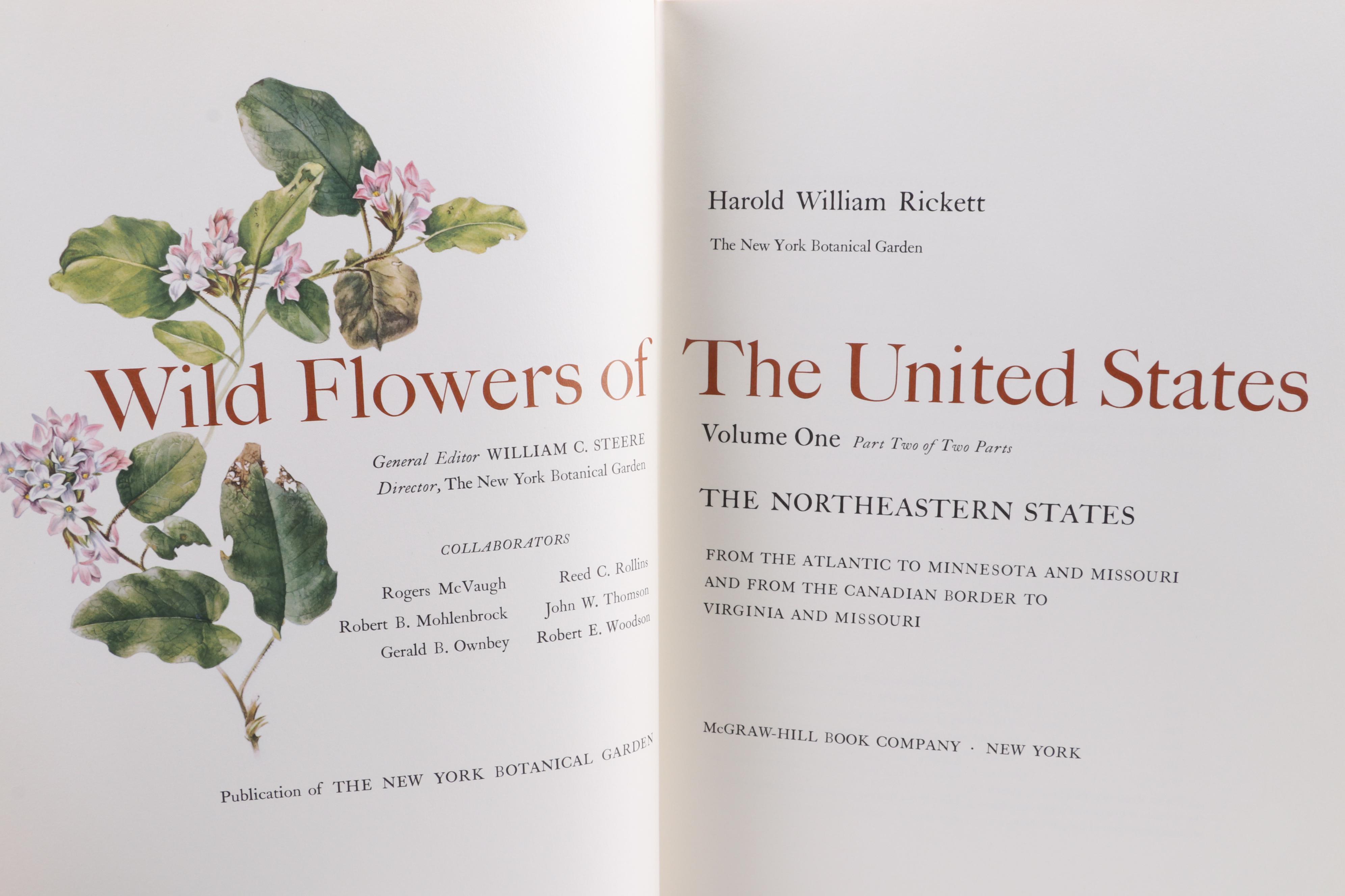 First Edition "Wild Flowers of the United States" Two-Volume Set, 1966