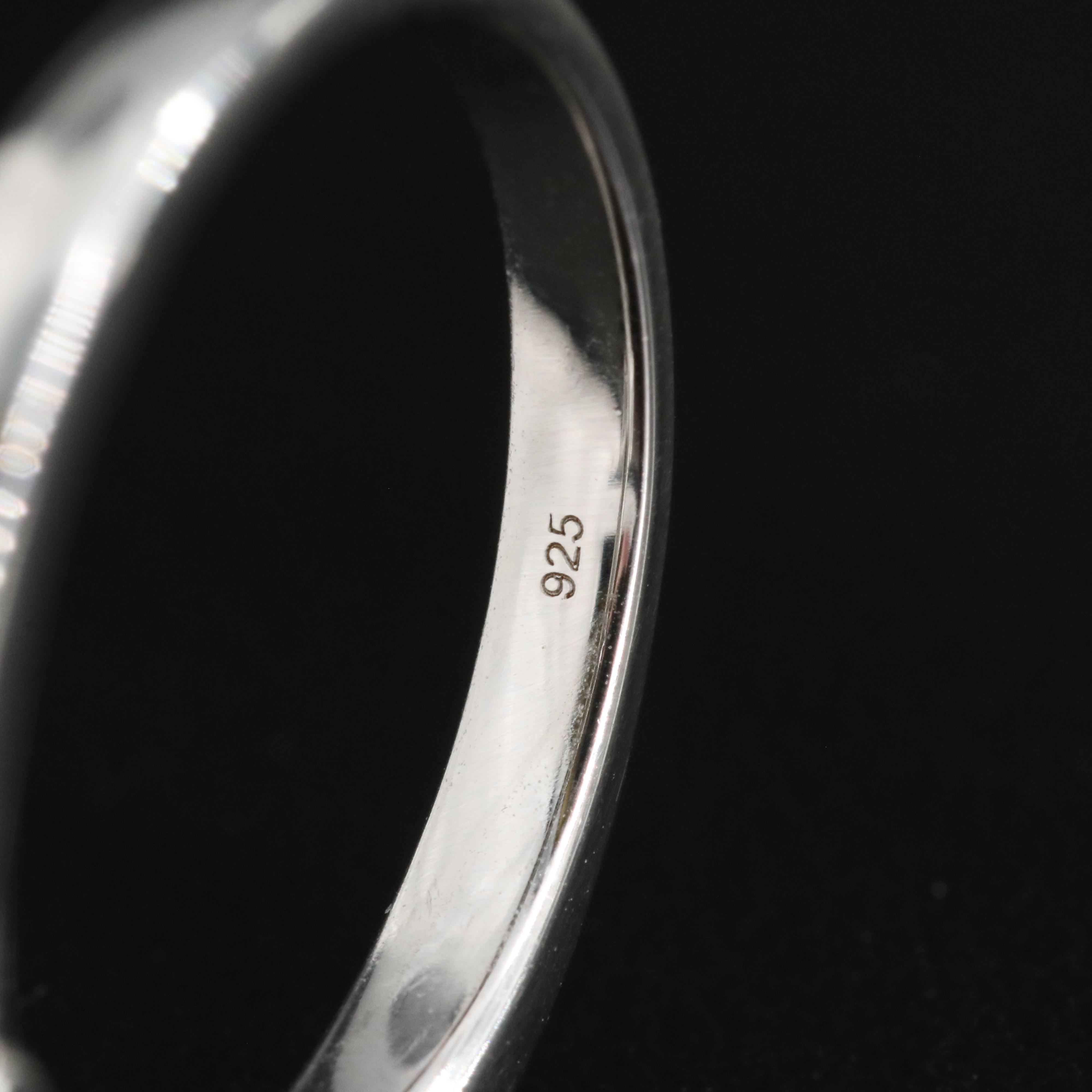 Sterling Diamond Ring Set