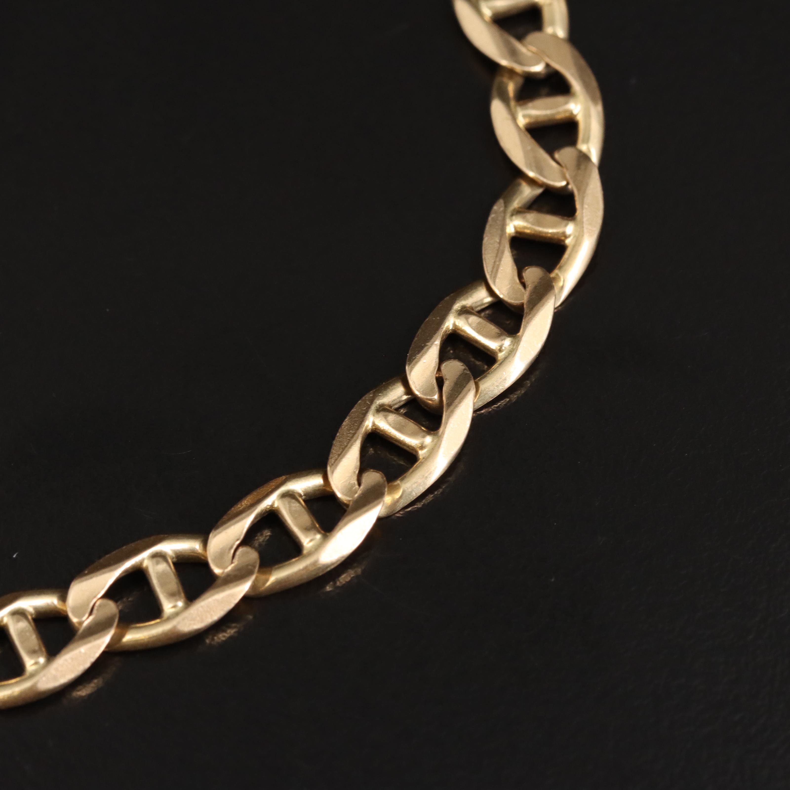 14K Emerald Owl Charm Bracelet