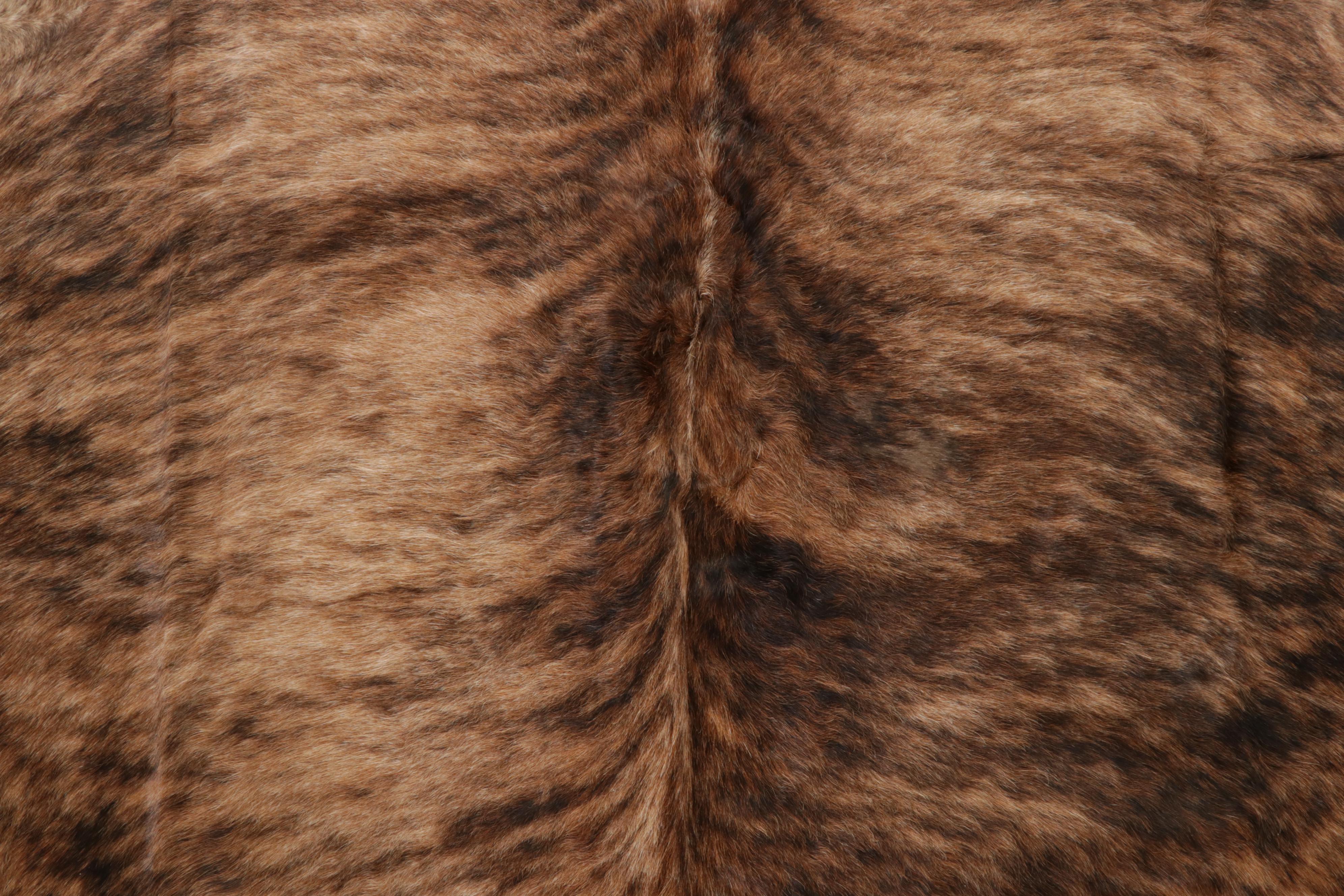 5'6 x 5'6 Natural Cowhide Area Rug