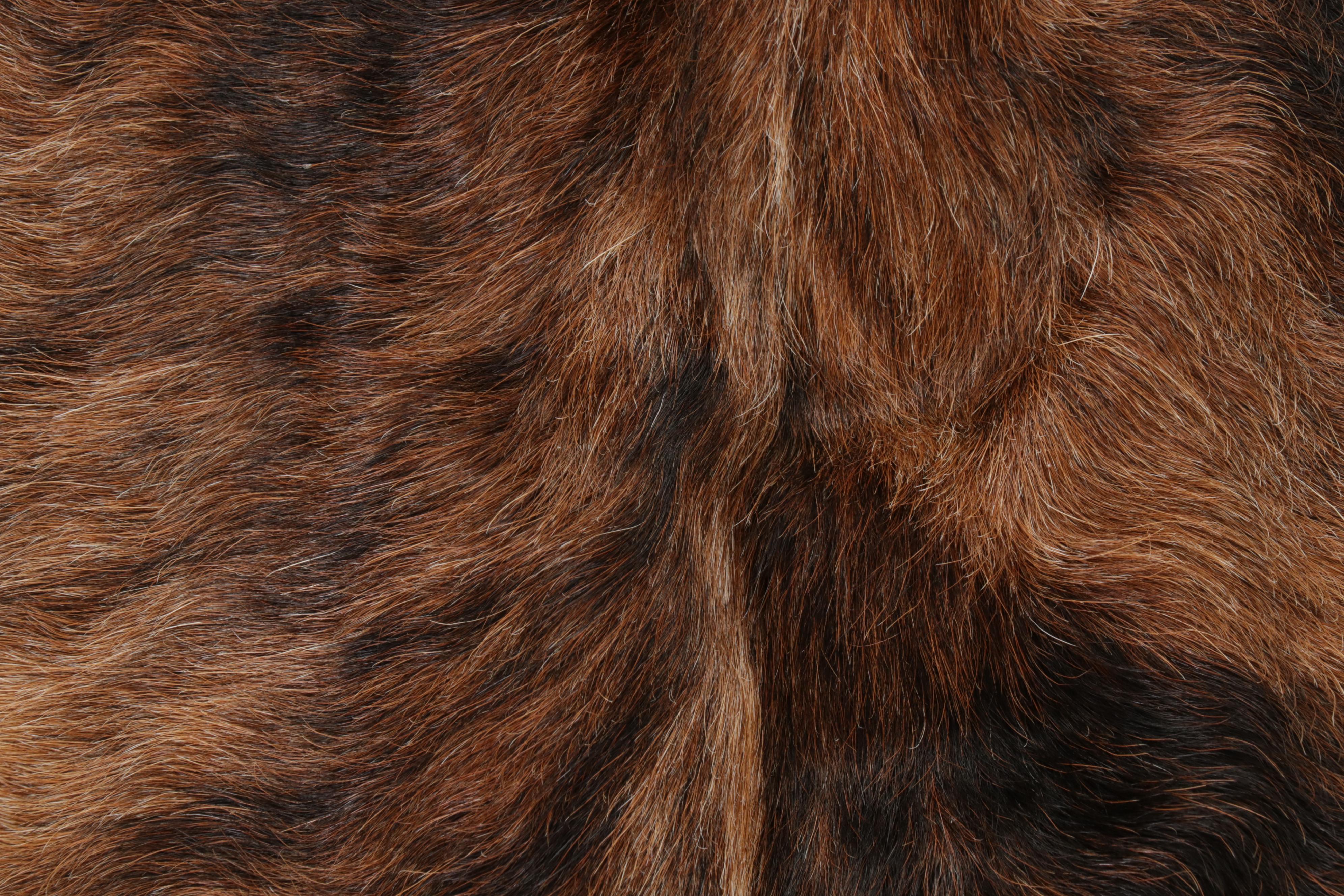 5'6 x 5'6 Natural Cowhide Area Rug