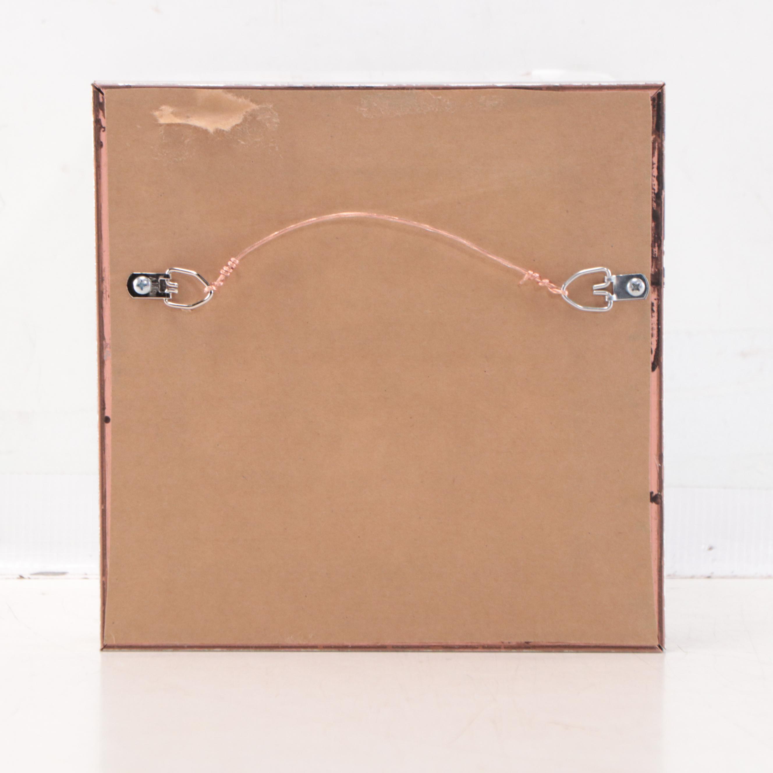 Jevgenijus Litvinas Seascape Oil Painting of Crashing Waves at Sunset