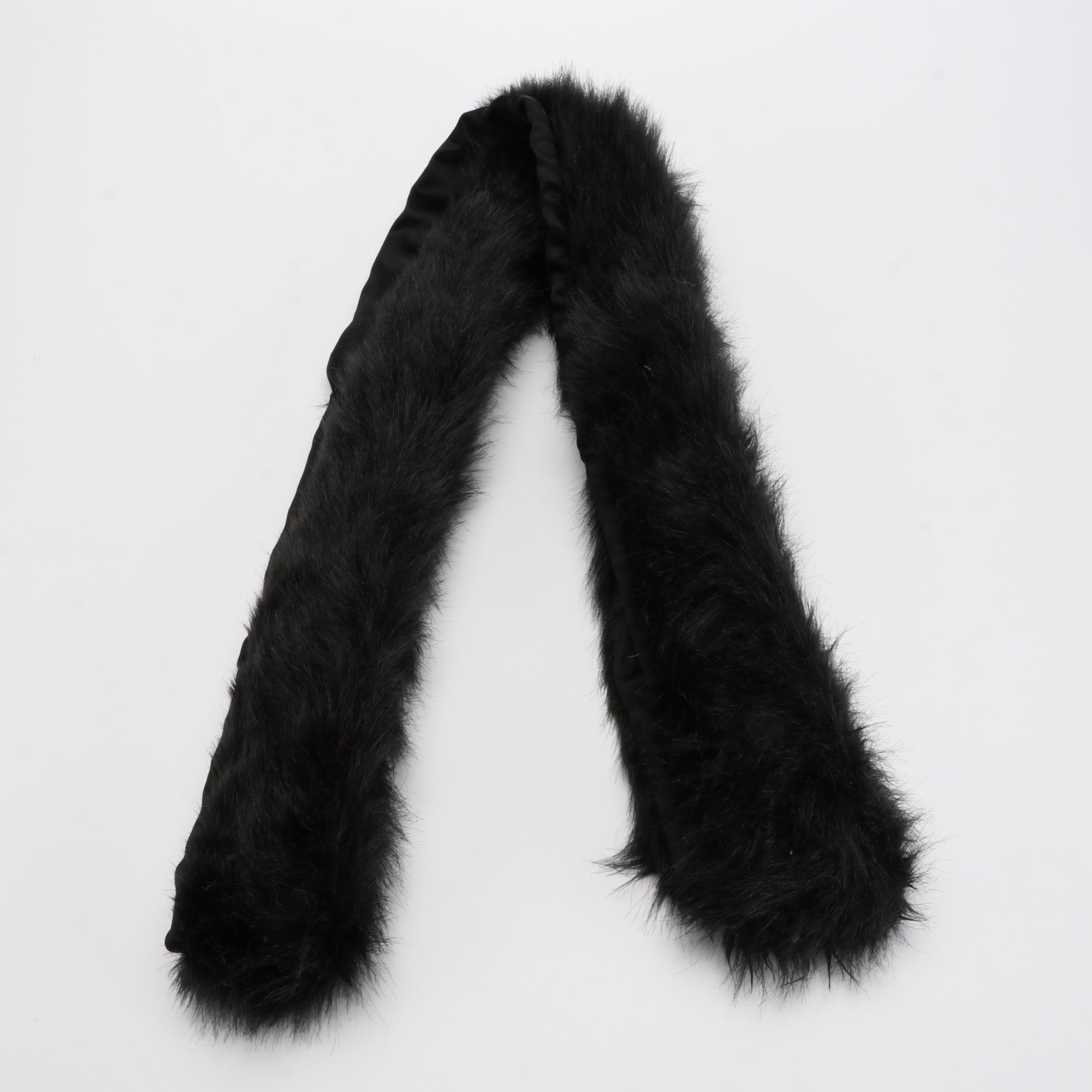 Donna Salyers' Fabulous Furs Hat and Other Faux Fur Scarf