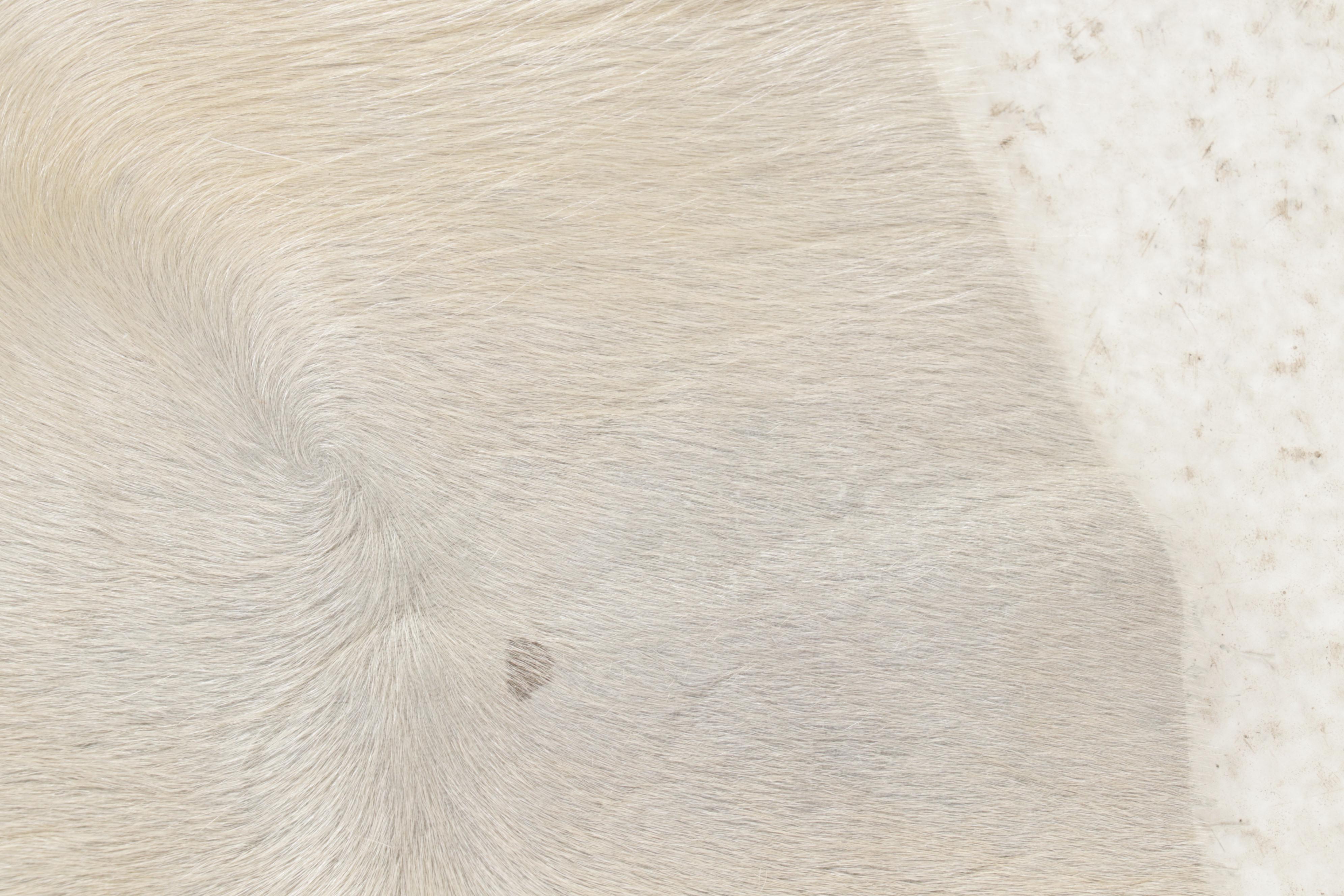 5'10 x 5'6 Natural Cowhide Area Rug