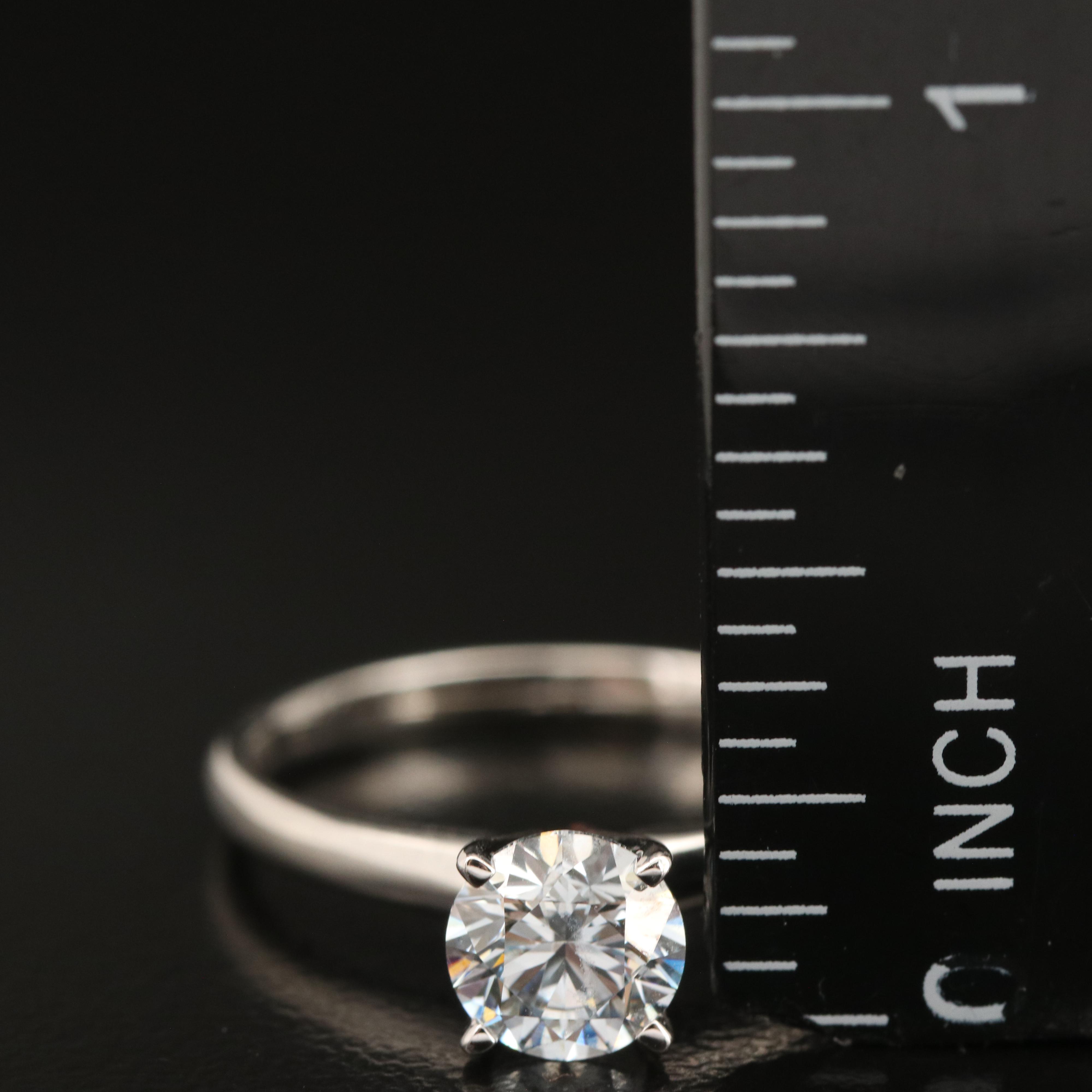 14K 0.96 CT Lab Grown Diamond Solitaire Ring