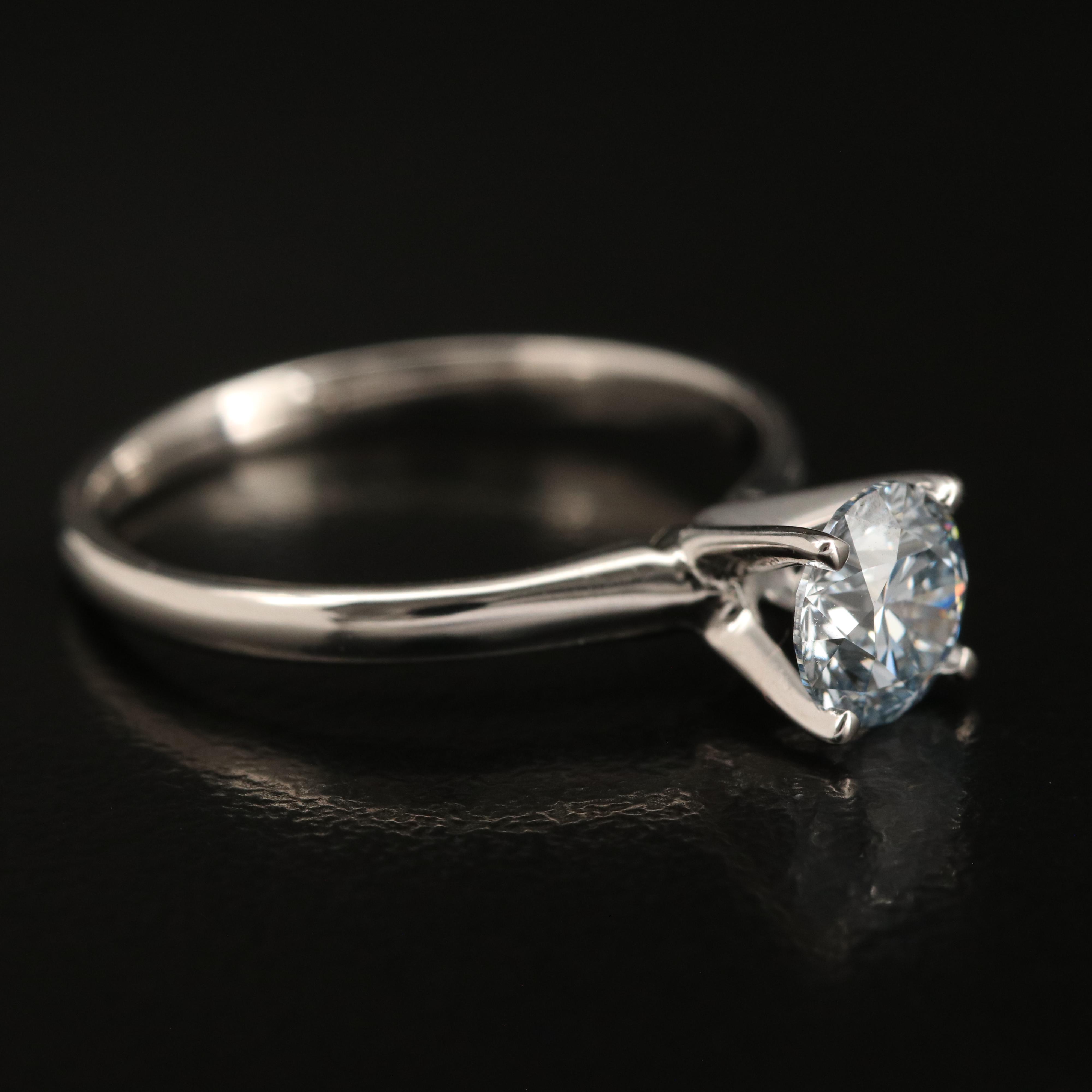 14K 0.96 CT Lab Grown Diamond Solitaire Ring