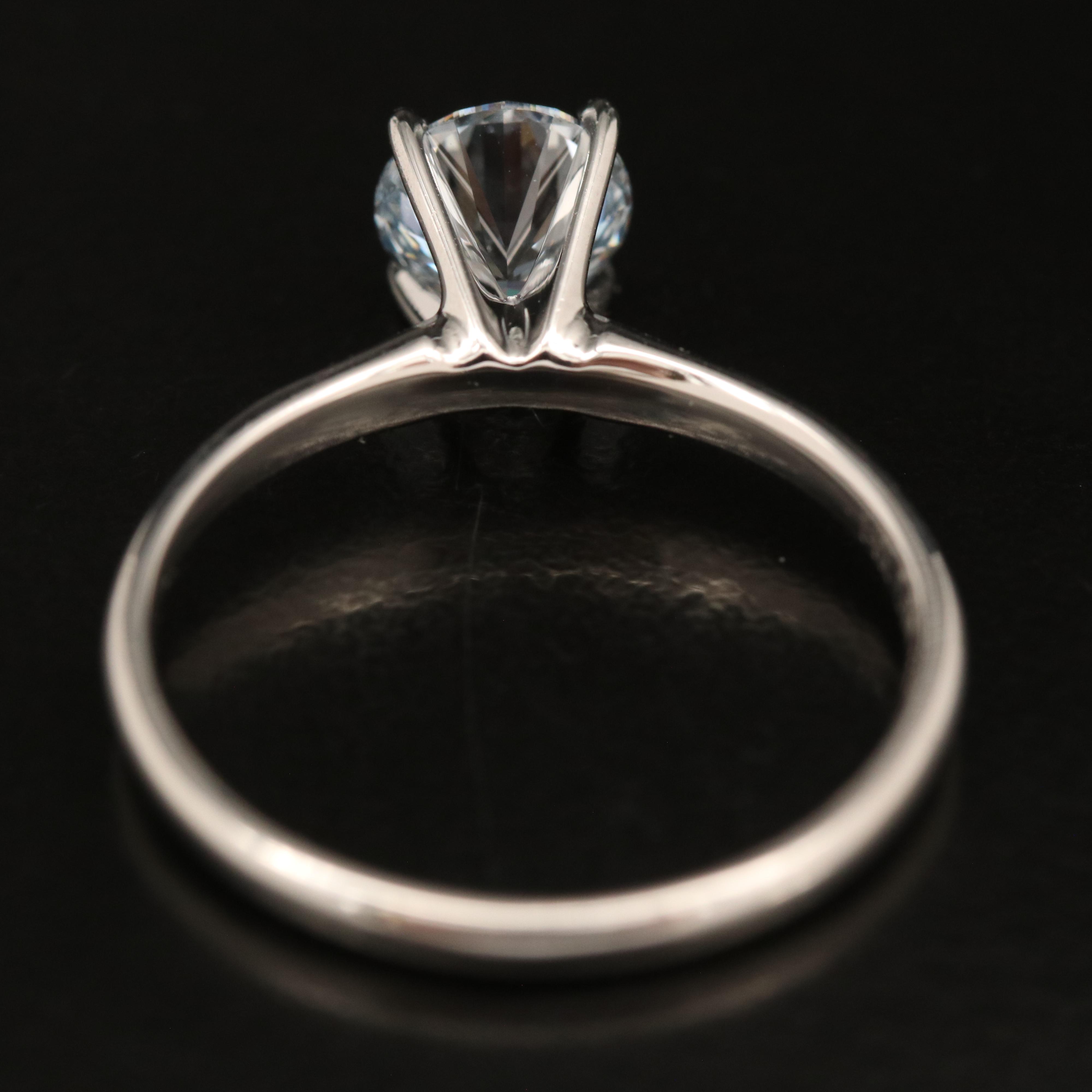 14K 0.96 CT Lab Grown Diamond Solitaire Ring