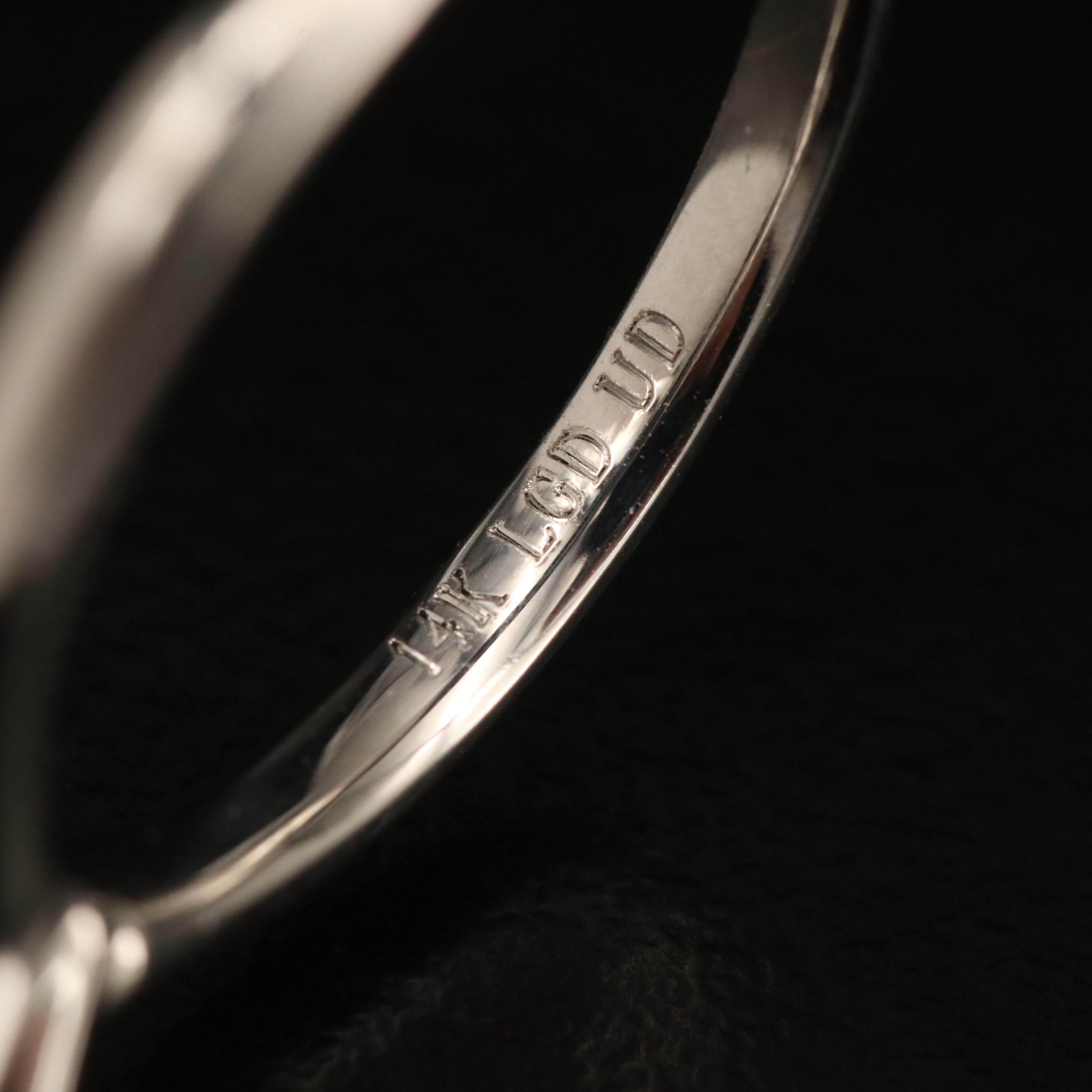 14K 0.96 CT Lab Grown Diamond Solitaire Ring