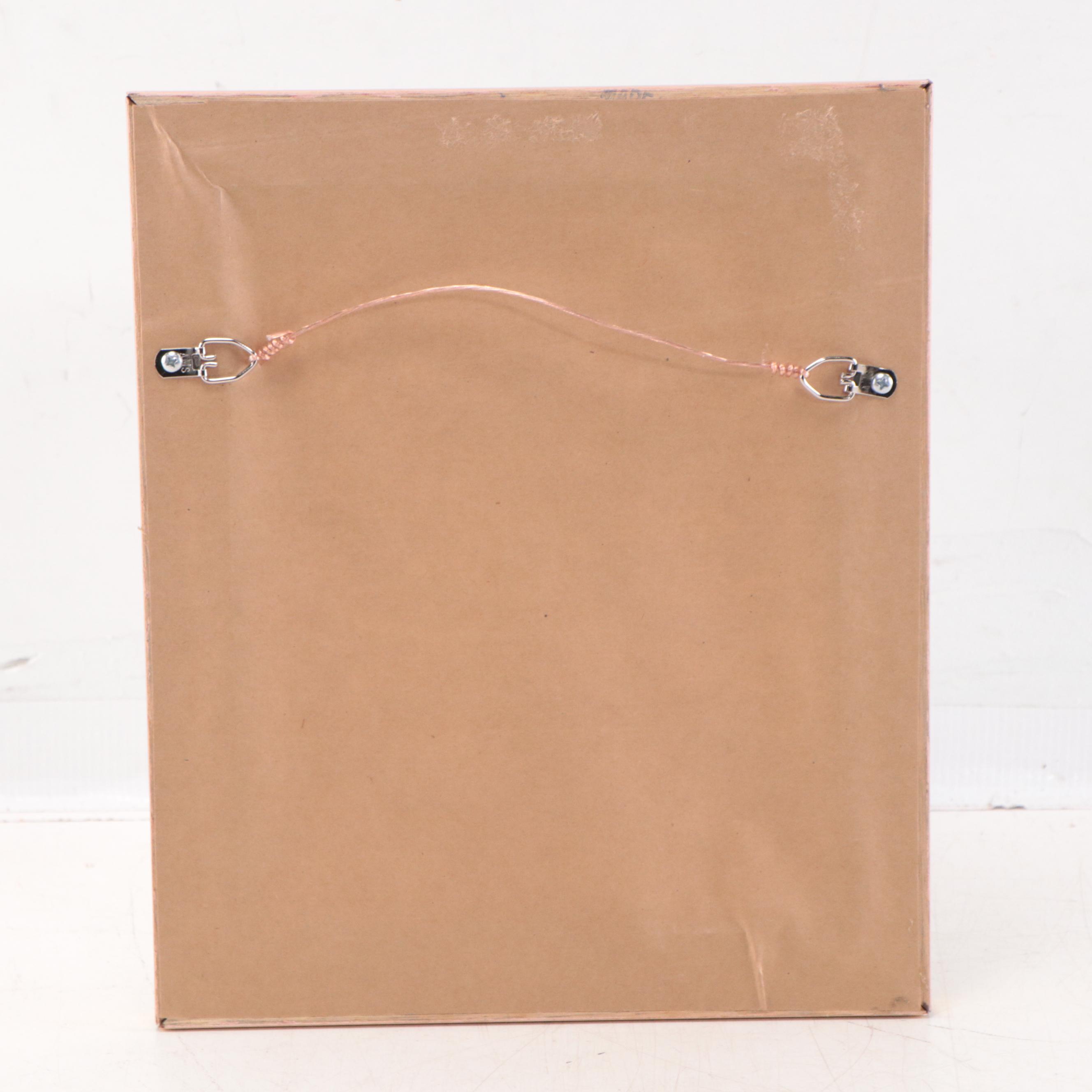 Jevgenijus Litvinas Oil Painting of Ocean and Lighthouse