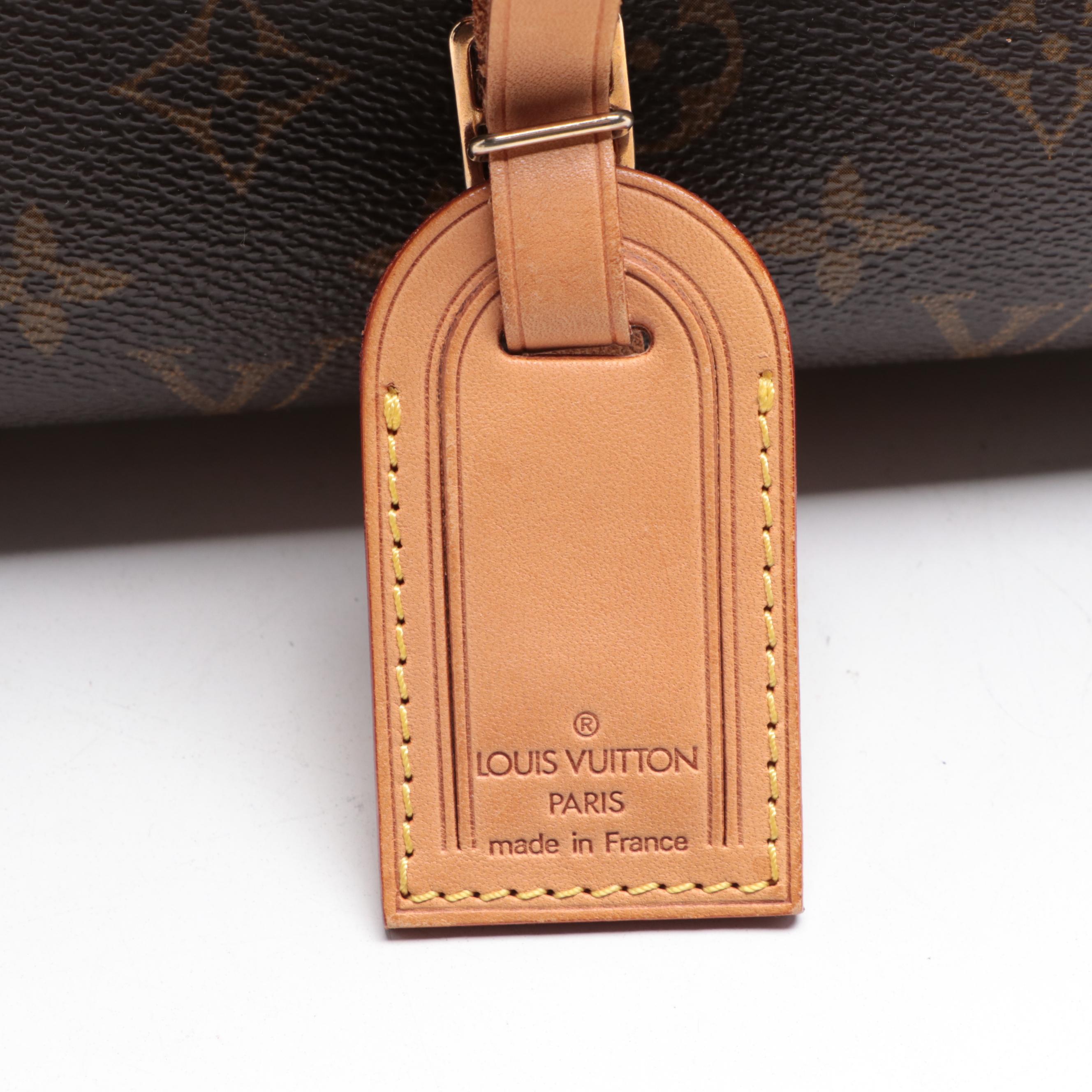 Louis Vuitton Deauville Travel Bag in Monogram Canvas and Vachetta Leather