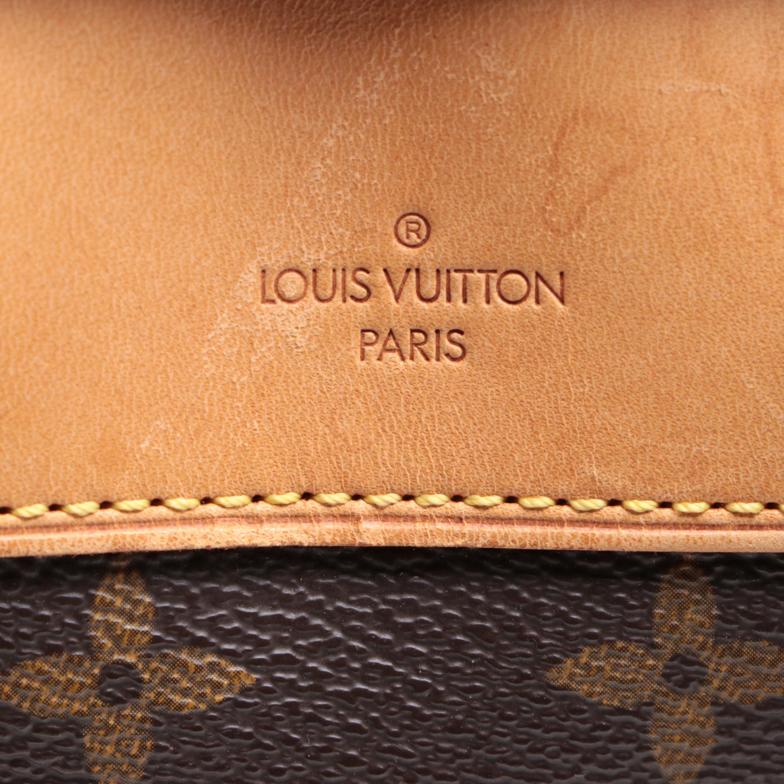 Louis Vuitton Deauville Travel Bag in Monogram Canvas and Vachetta Leather