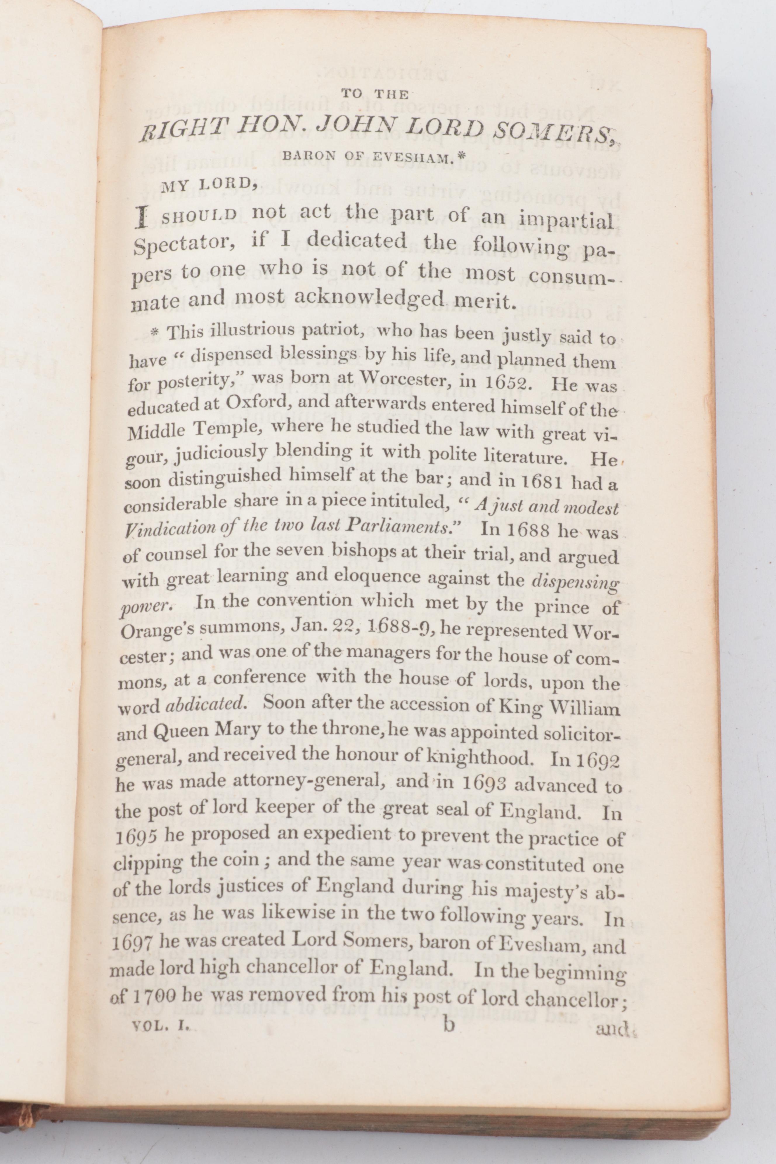 "The Spectator" Complete Set by Joseph Addison and Richard Steele, 1816
