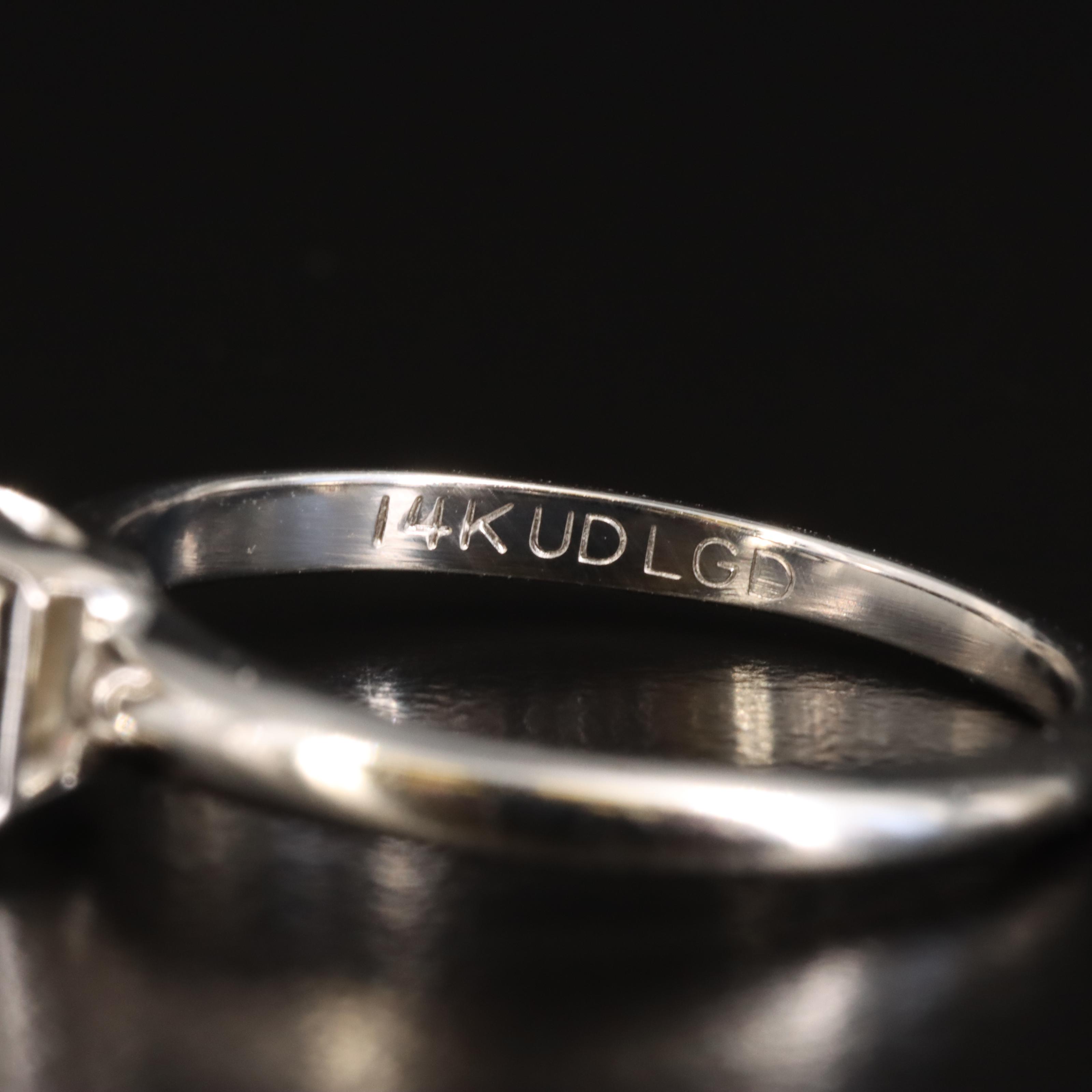 14K 0.50 CT Lab Grown Diamond Solitaire Ring